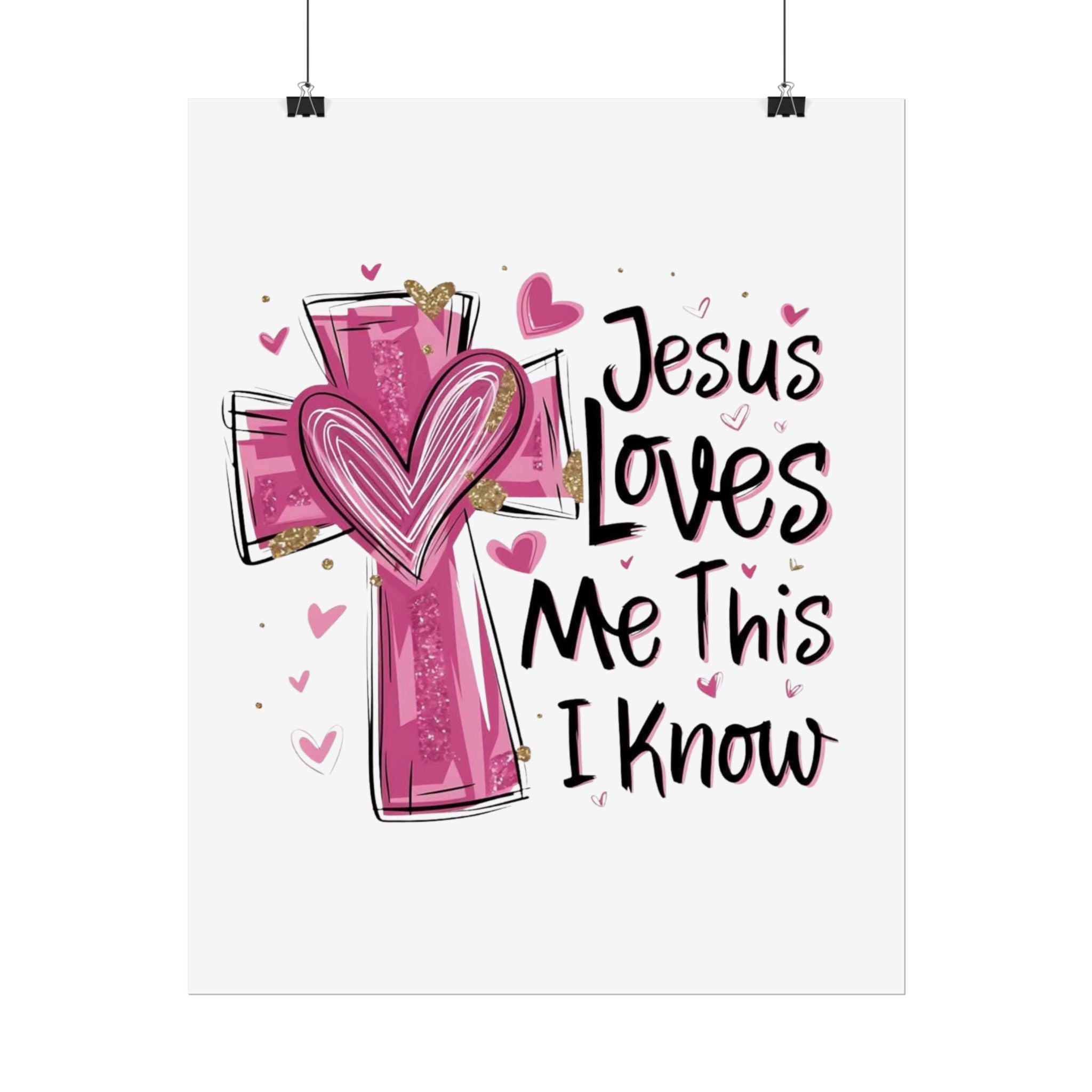 Jesus Loves Me This I Know Wall Art