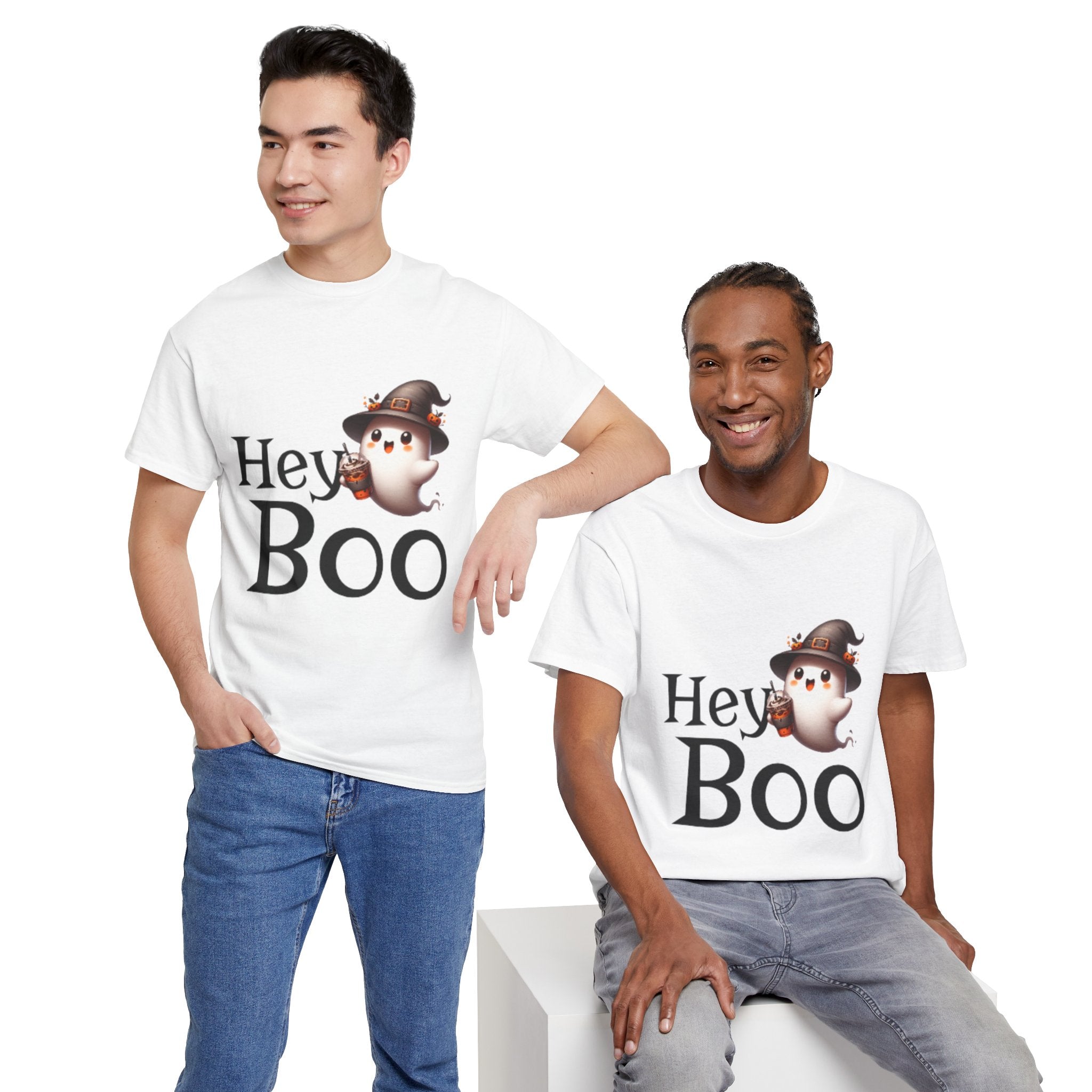Hey Boo Halloween Tee - Unisex