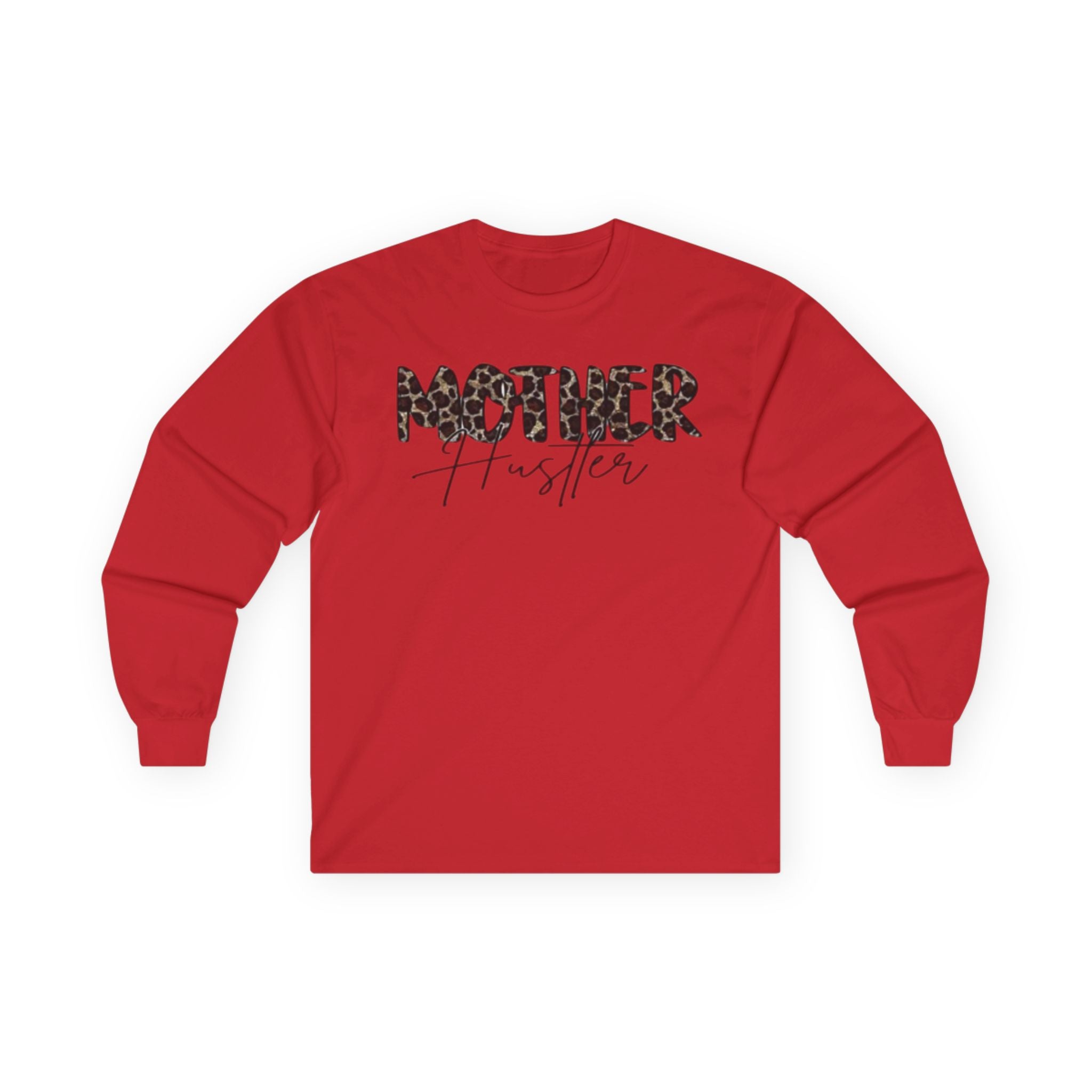 Mother Hustler Long Sleeve Tee - Unisex Cotton, Perfect for Moms, Gift for Mother's Day, Casual Wear, Empowering Style