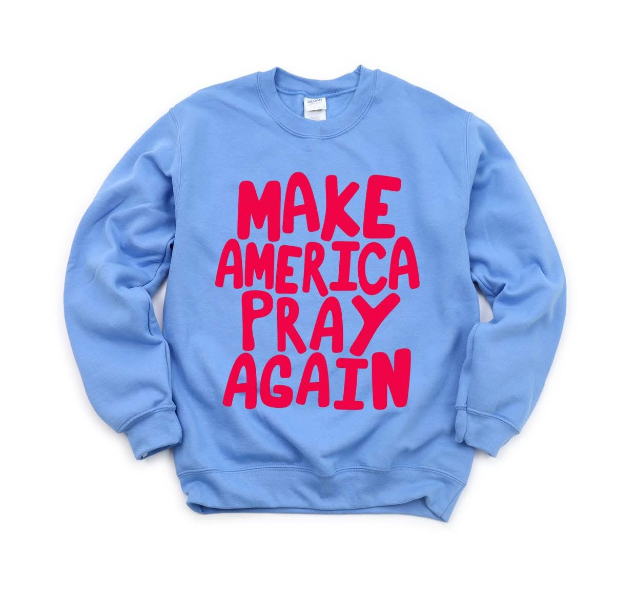 Make America Pray Again Long Sleeve Tee - Unisex Cotton Shirt, Faith Apparel, Political Statement, Gift for Activists, Casual Wear
