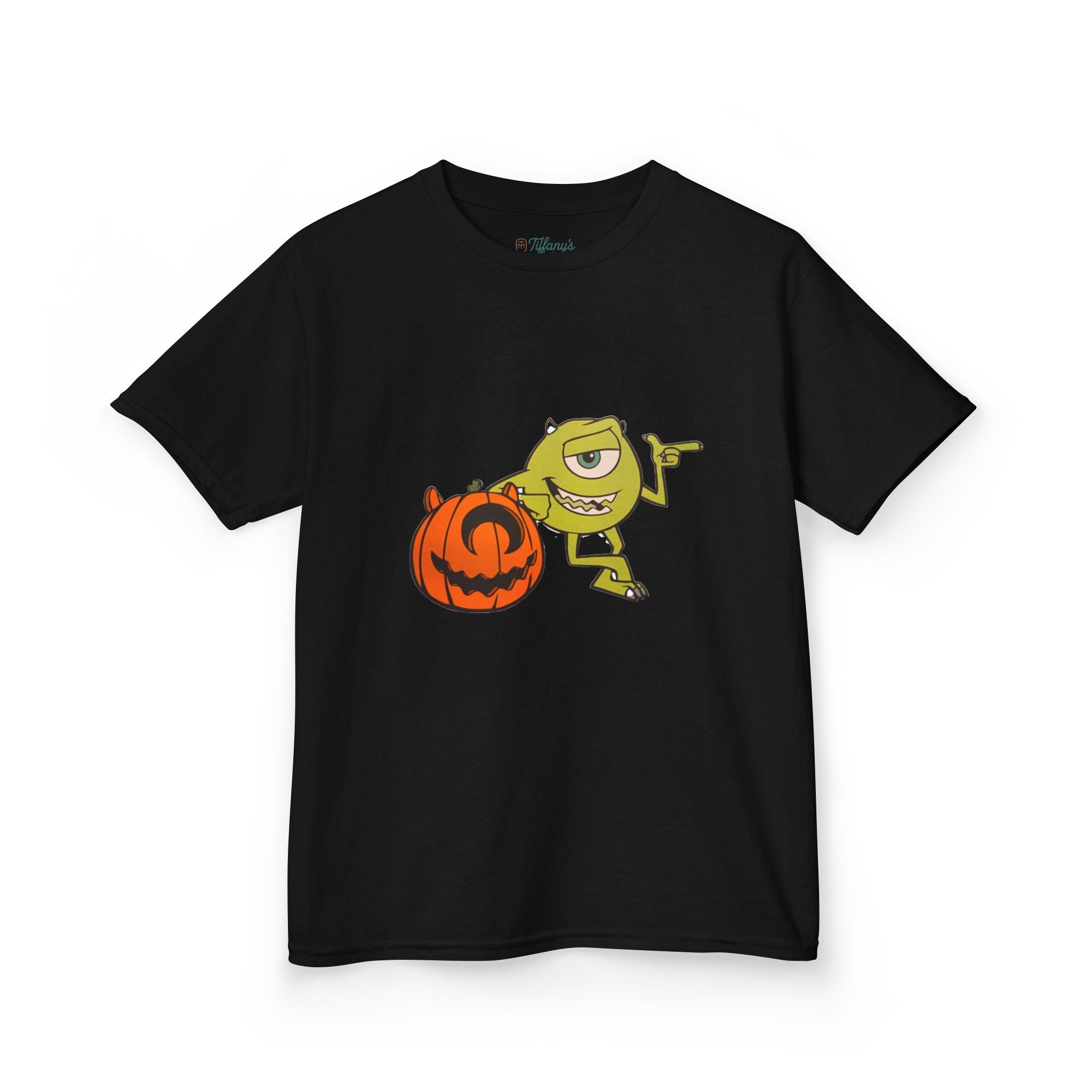 Halloween Kids Tee with Fun Pumpkin Design, Spooky Outfit, Trick or Treat Shirt, Kids Halloween Apparel, Cute Halloween Costume