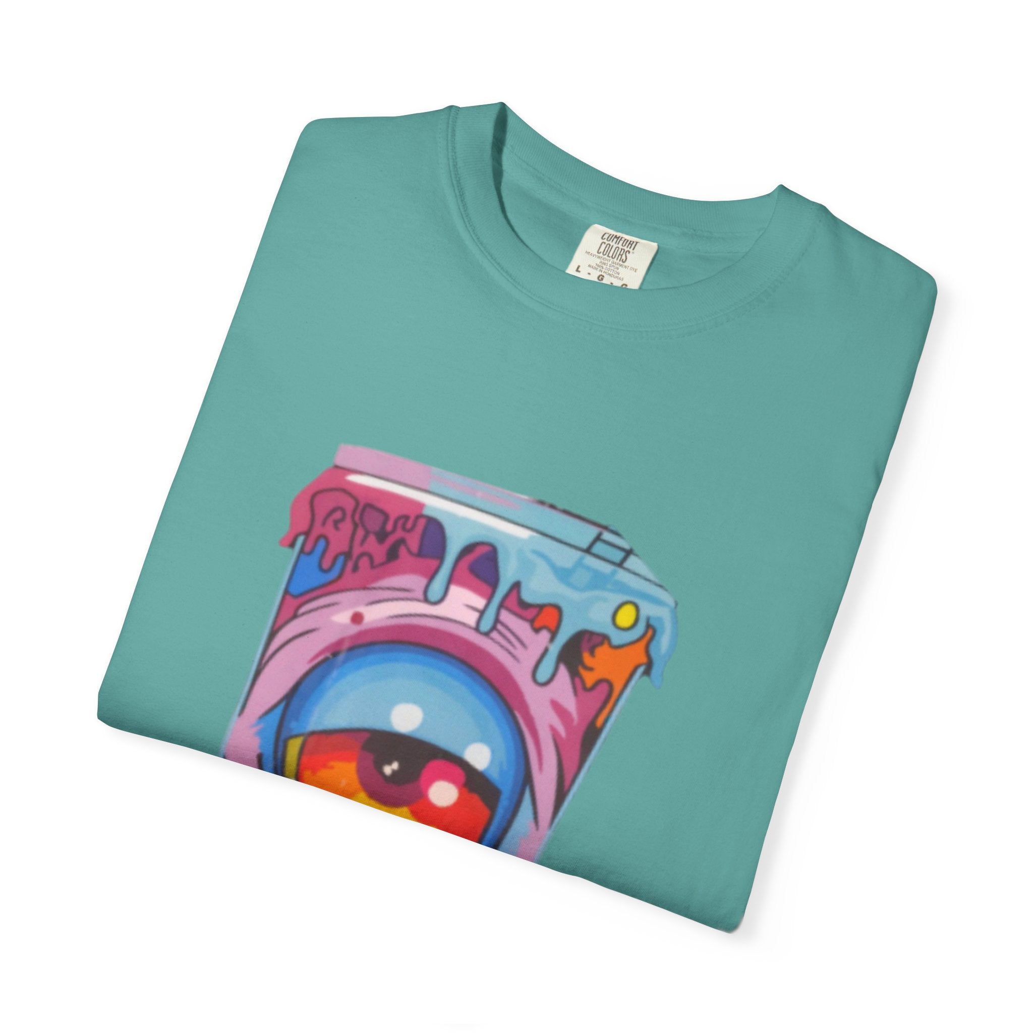 Colorful Eye-Catching T-Shirt, Cool Graphic Tee, Unisex Streetwear, Unique Gift for Art Lovers, Summer Fashion Must-Have