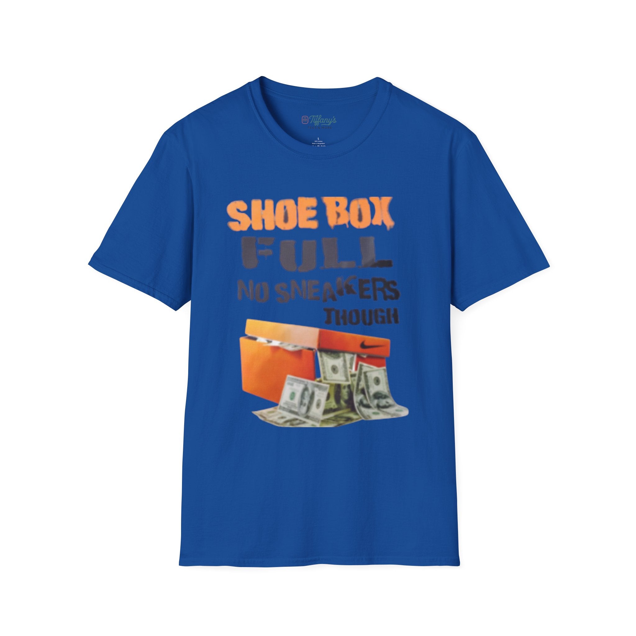 Shoe Box Humor T-Shirt, Funny Graphic Tee, Casual Wear, Sneaker Lover Gift, Unique Birthday Present