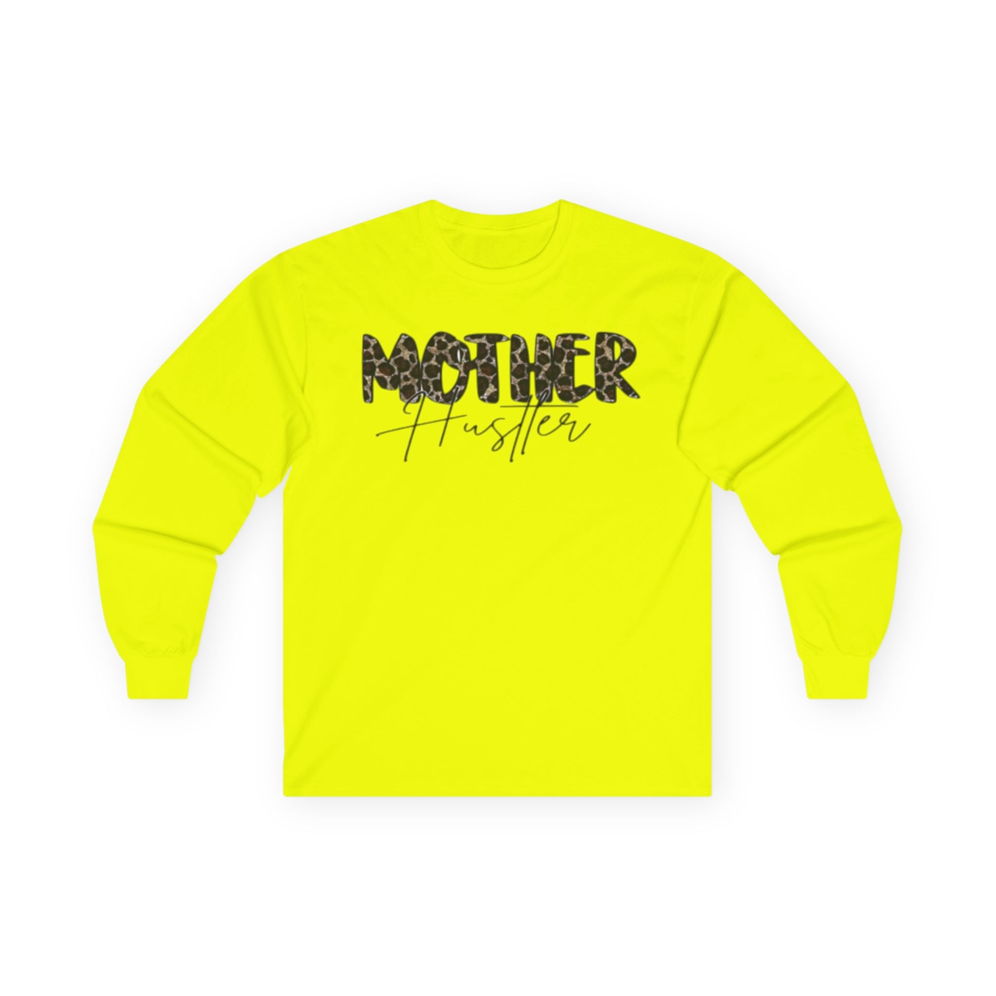 Mother Hustler Long Sleeve Tee - Unisex Cotton, Perfect for Moms, Gift for Mother's Day, Casual Wear, Empowering Style