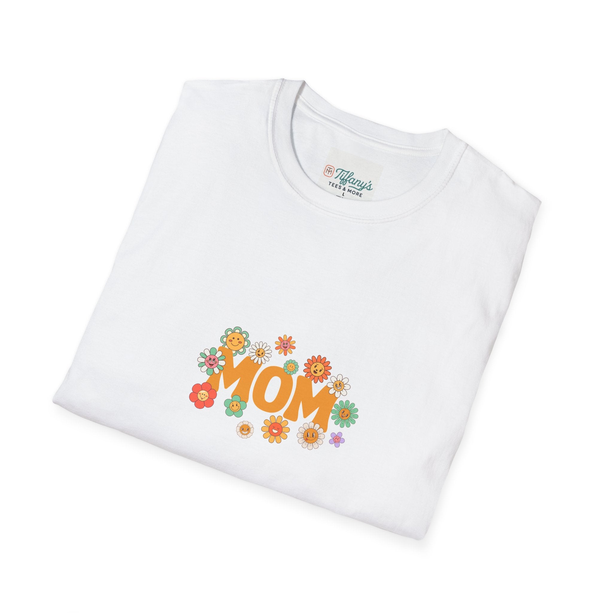 Floral Mom T-Shirt, Mother's Day Gift, Casual Wear, Mom Appreciation, Family Gathering Shirt, Spring Fashion Tee