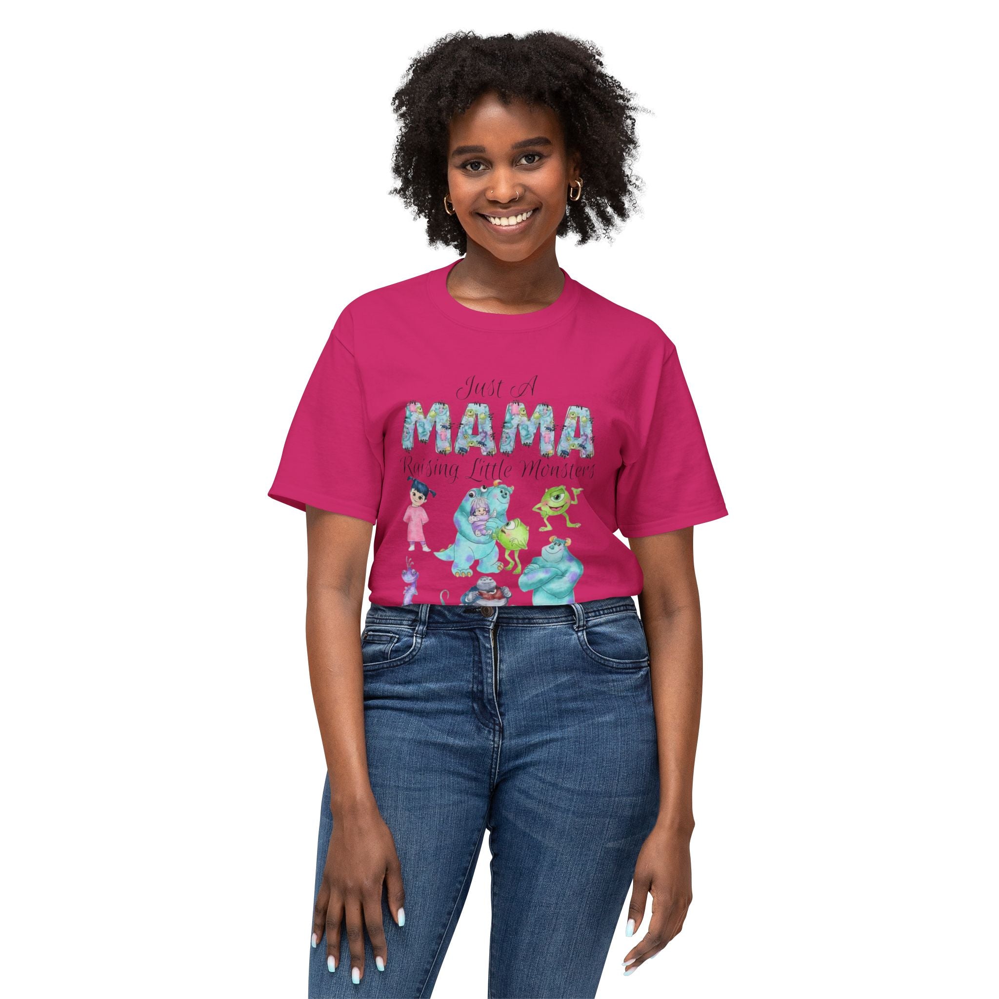 Just A Mama Cotton T-shirt, Family Gift, Mom Humor Tee, Cute Mom Shirt, Mother's Day Gift, Casual Wear