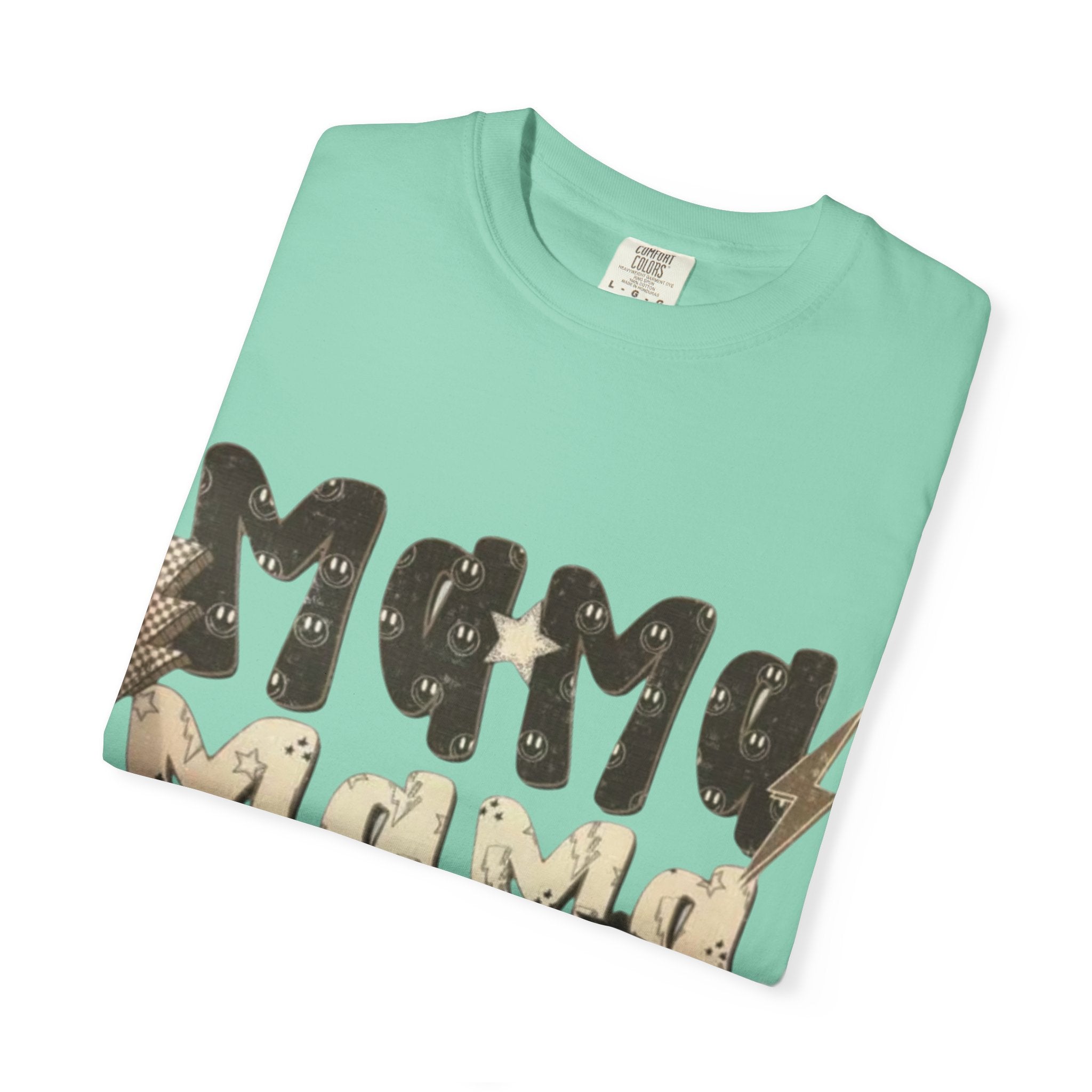 Mama Vibes Garment-Dyed T-shirt | Unisex Tee for Mother's Day, Birthday Gift, Casual Wear, Family Outings, Unique Style