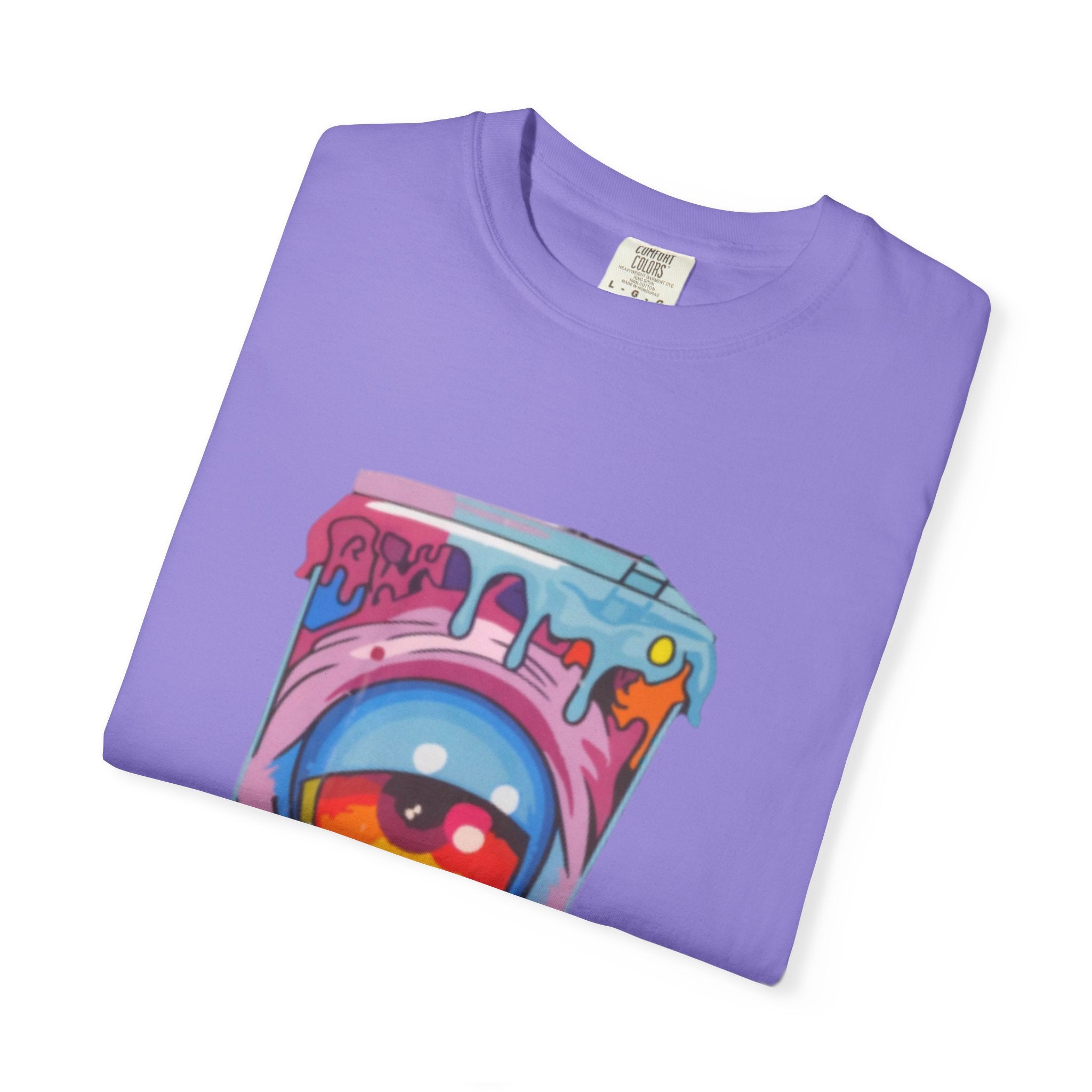 Colorful Eye-Catching T-Shirt, Cool Graphic Tee, Unisex Streetwear, Unique Gift for Art Lovers, Summer Fashion Must-Have