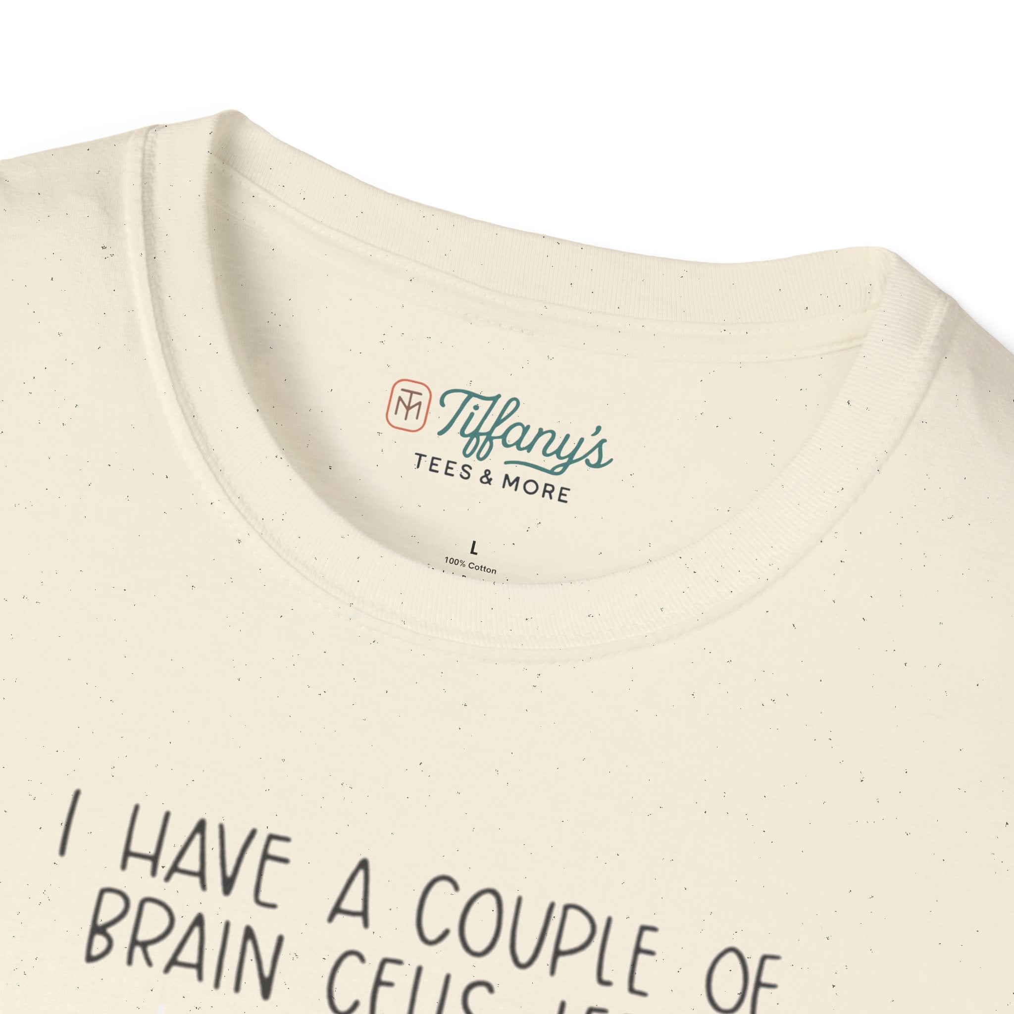 SpongeBob, Dory, anxiety. Brain Cells Left Unisex T-Shirt, Funny Graphic Tee, Casual Wear, Gift for Friends, Birthday Apparel