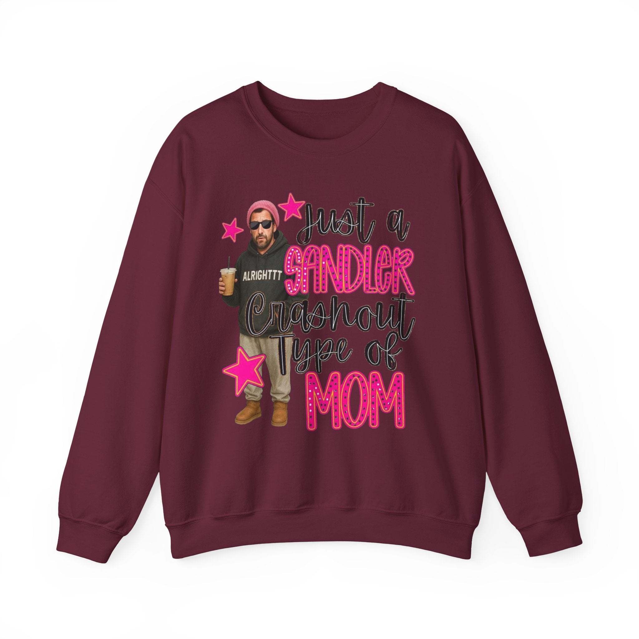 Just a Sandler Type of Mom Sweatshirt, Funny Mom Sweatshirt, Mother's Day Gift, Movie Lover Gift, Comfy Crewneck Sweater