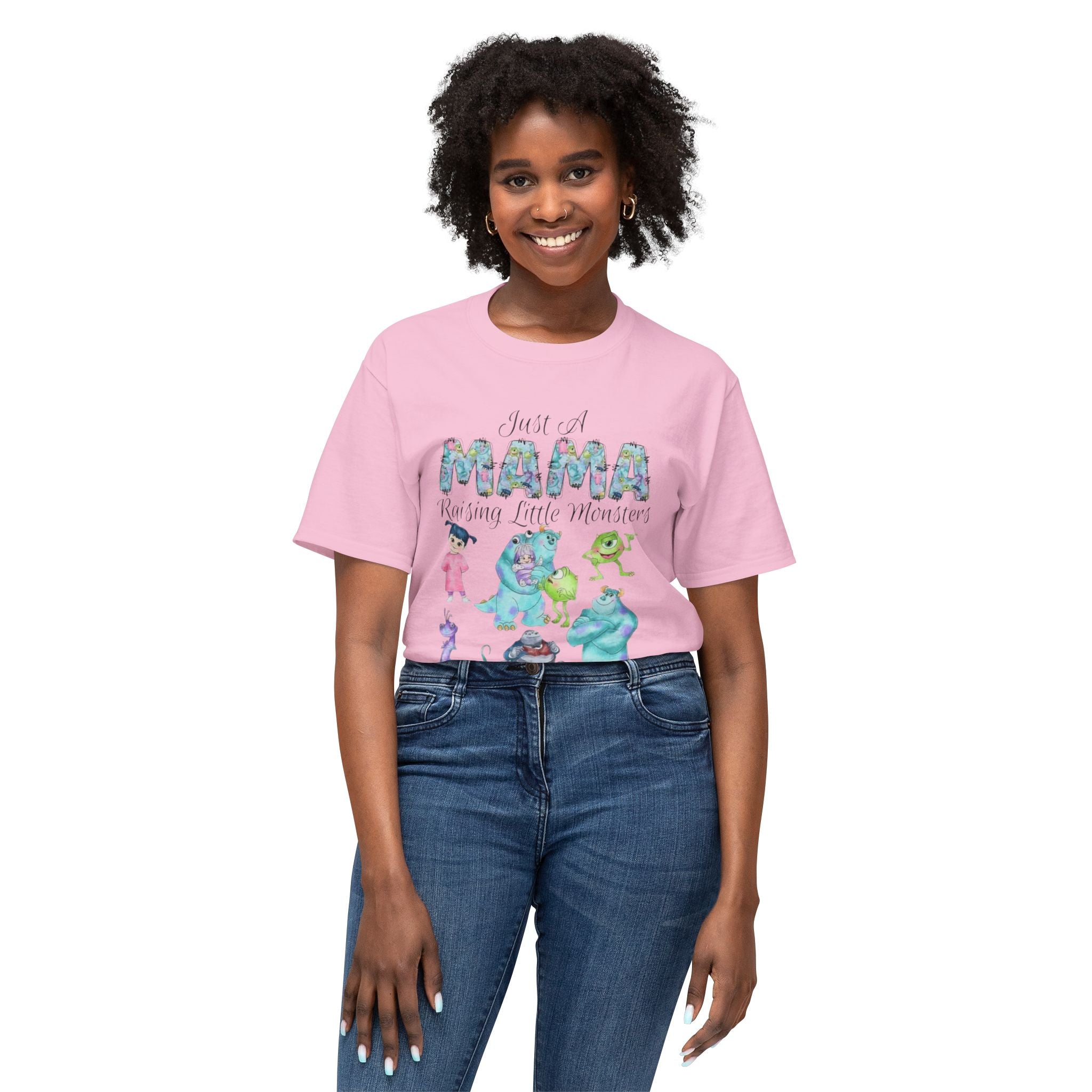 Just A Mama Cotton T-shirt, Family Gift, Mom Humor Tee, Cute Mom Shirt, Mother's Day Gift, Casual Wear