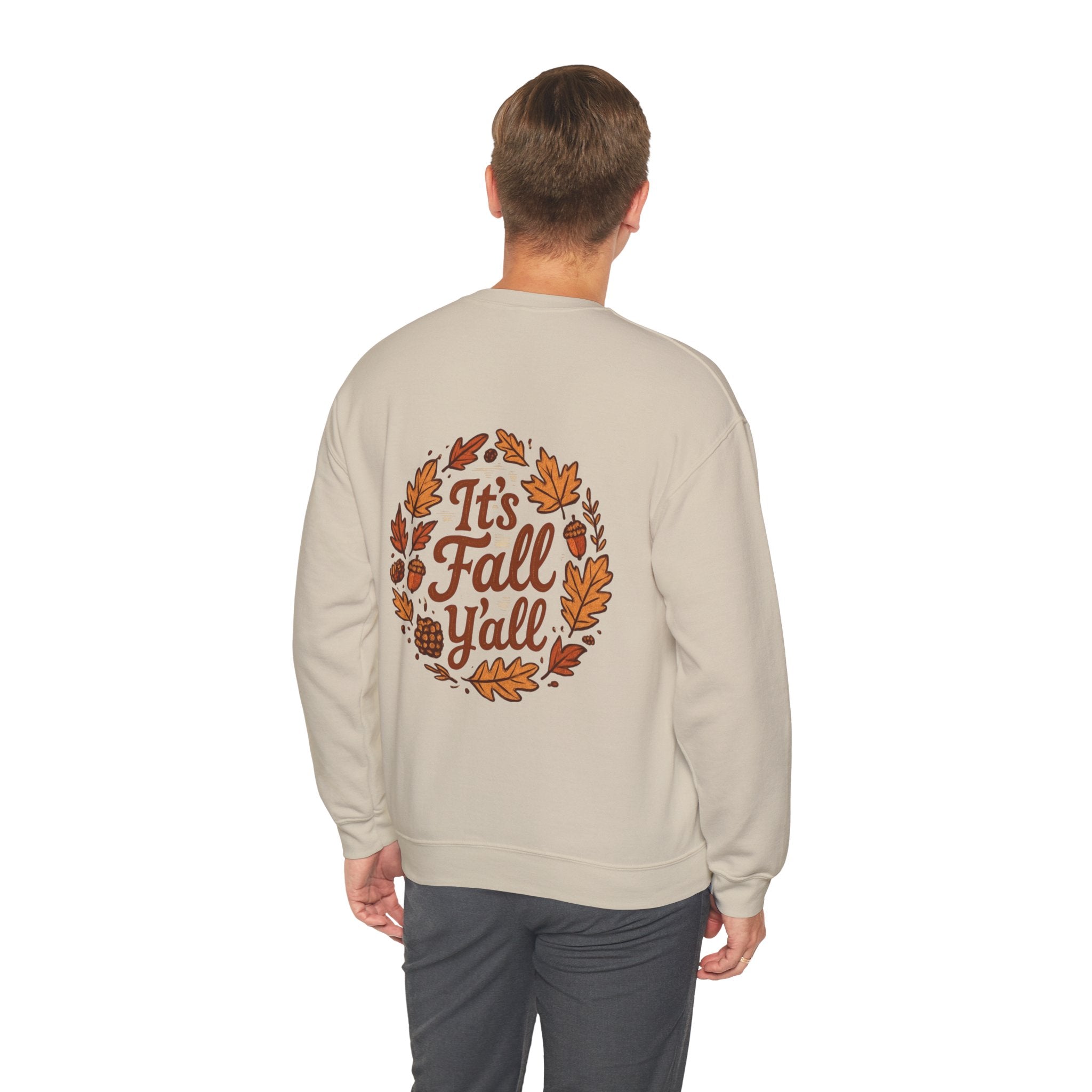 Cozy Fall Sweatshirt, Unisex Crewneck, Autumn Vibes, Pumpkin Spice Lover Gift, Seasonal Apparel, Thanksgiving Sweater