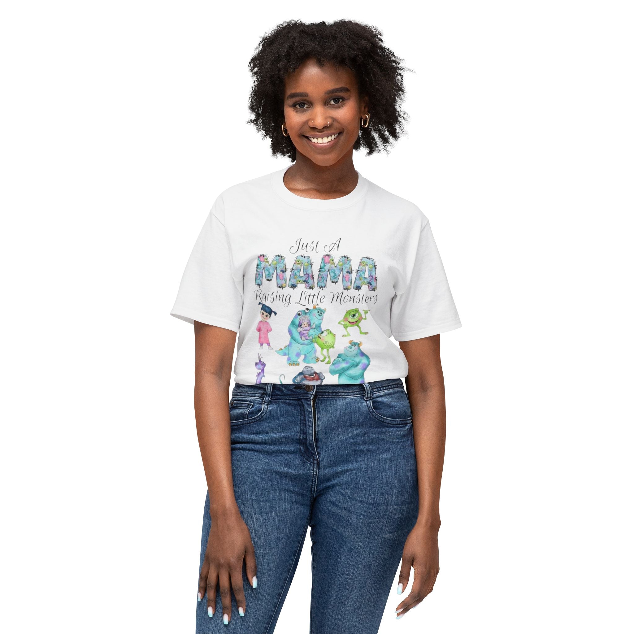 Just A Mama Cotton T-shirt, Family Gift, Mom Humor Tee, Cute Mom Shirt, Mother's Day Gift, Casual Wear