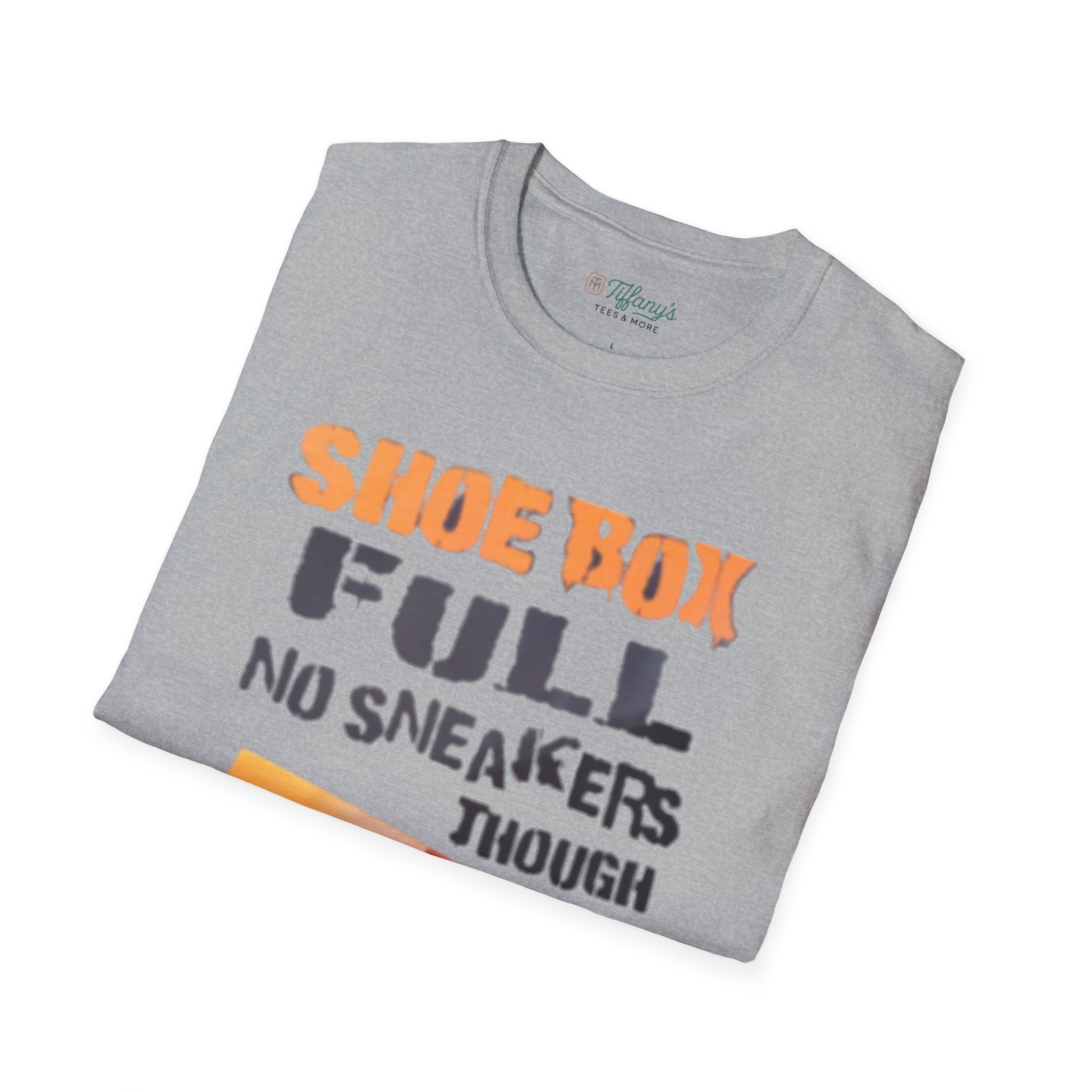 Shoe Box Humor T-Shirt, Funny Graphic Tee, Casual Wear, Sneaker Lover Gift, Unique Birthday Present