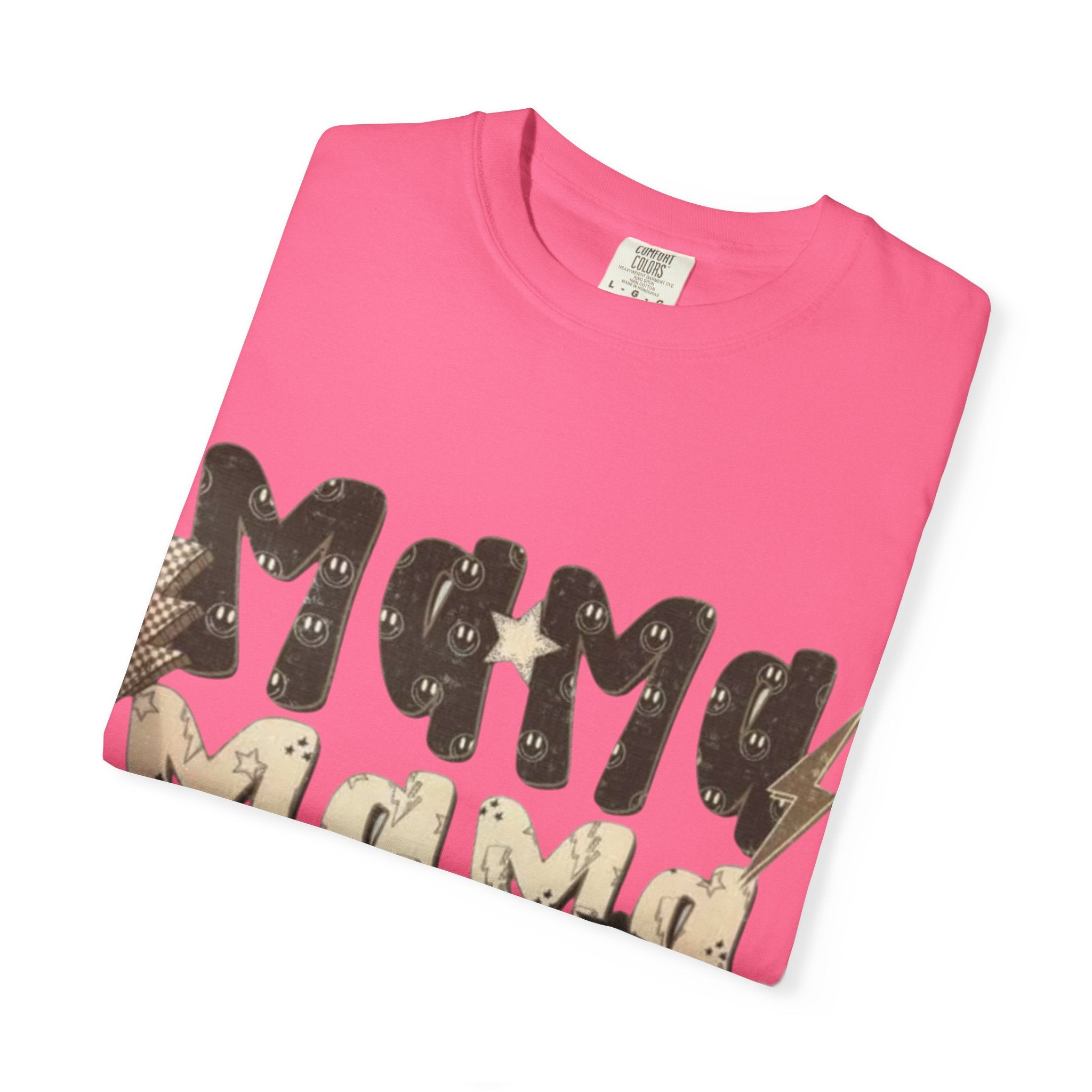 Mama Vibes Garment-Dyed T-shirt | Unisex Tee for Mother's Day, Birthday Gift, Casual Wear, Family Outings, Unique Style