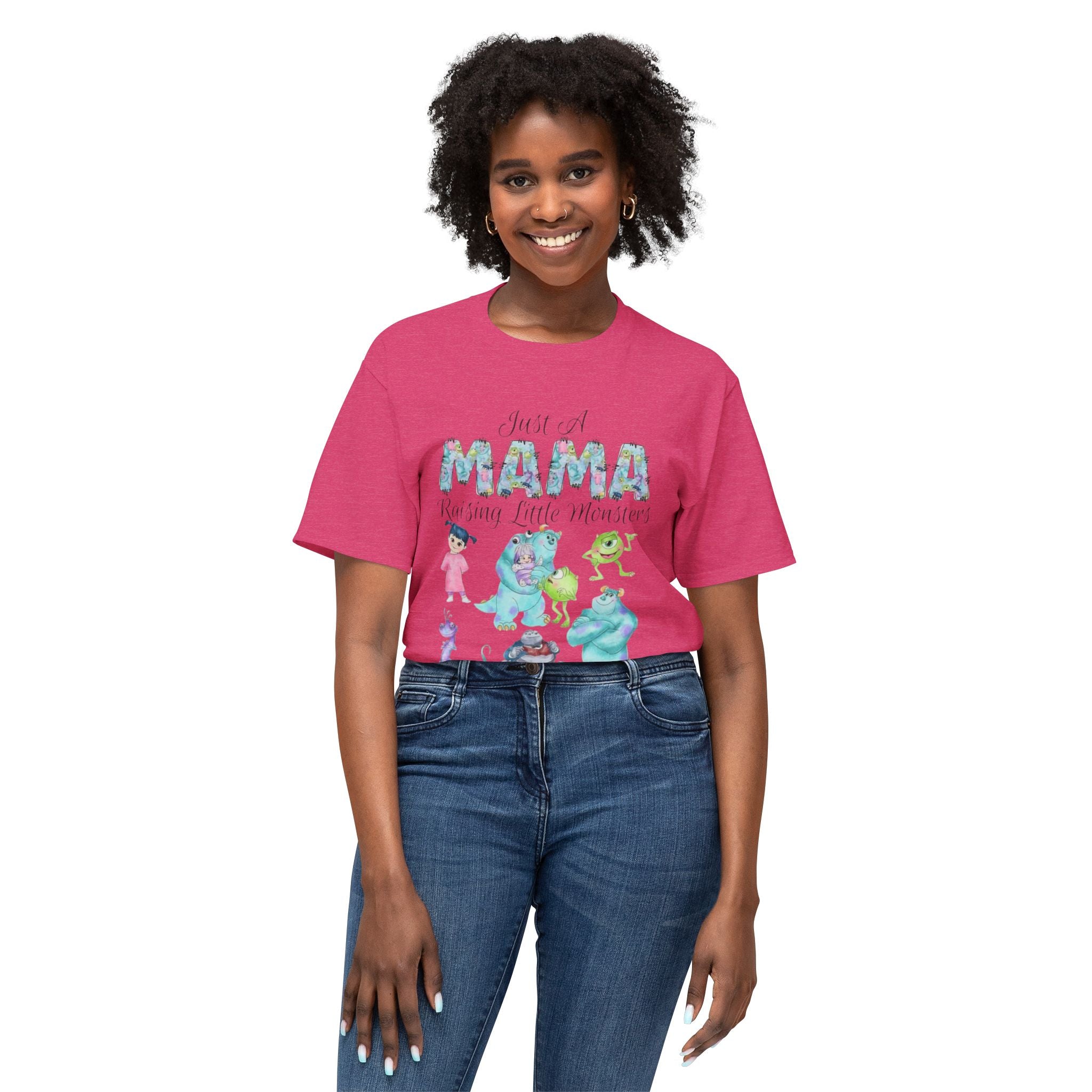 Just A Mama Cotton T-shirt, Family Gift, Mom Humor Tee, Cute Mom Shirt, Mother's Day Gift, Casual Wear