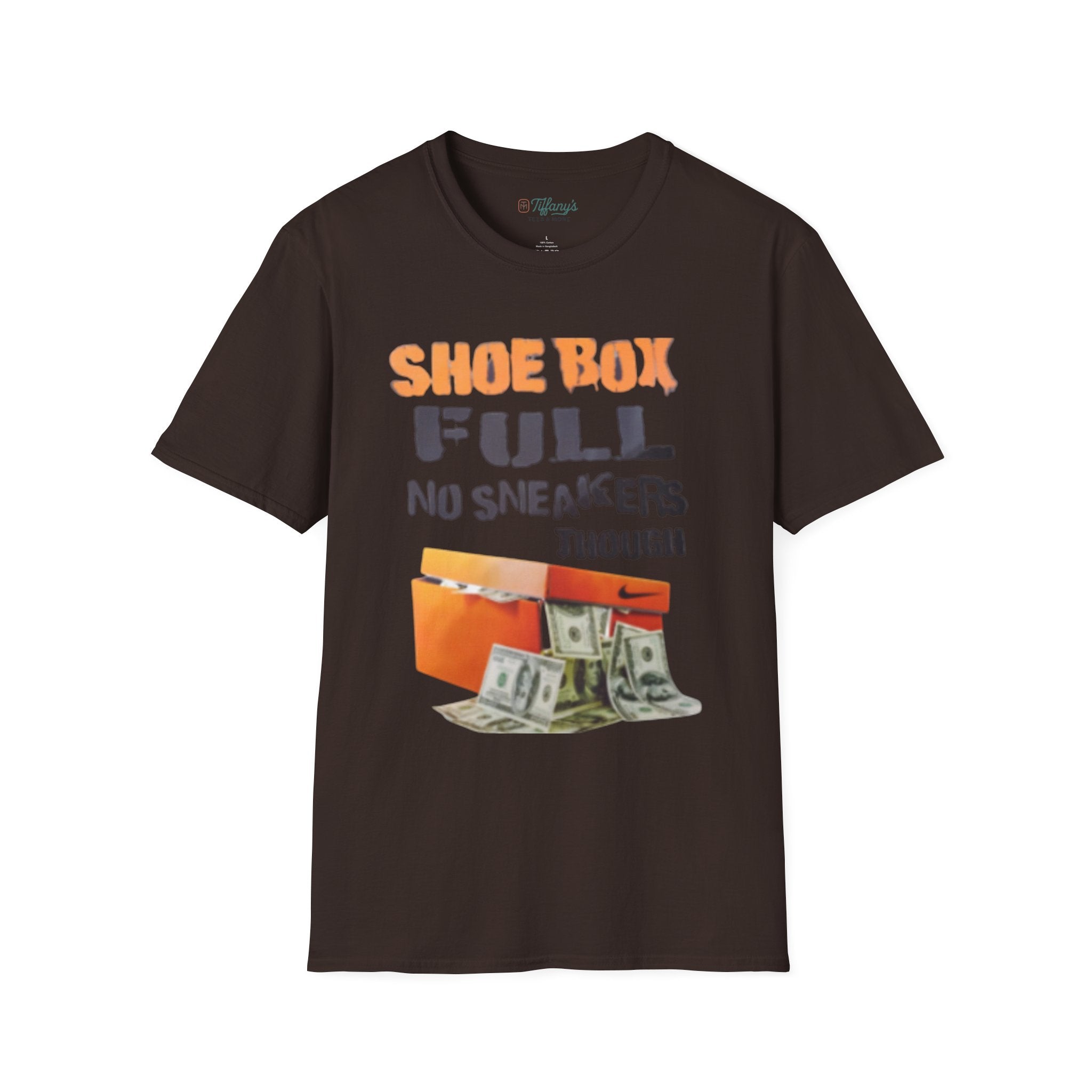 Shoe Box Humor T-Shirt, Funny Graphic Tee, Casual Wear, Sneaker Lover Gift, Unique Birthday Present