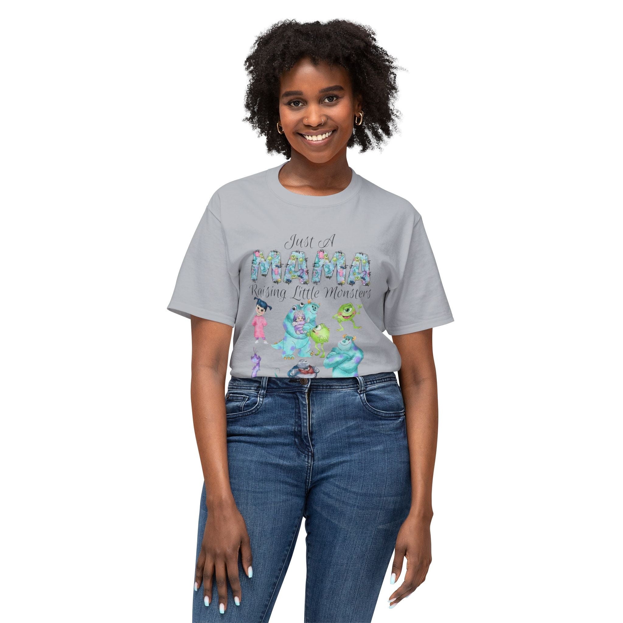 Just A Mama Cotton T-shirt, Family Gift, Mom Humor Tee, Cute Mom Shirt, Mother's Day Gift, Casual Wear