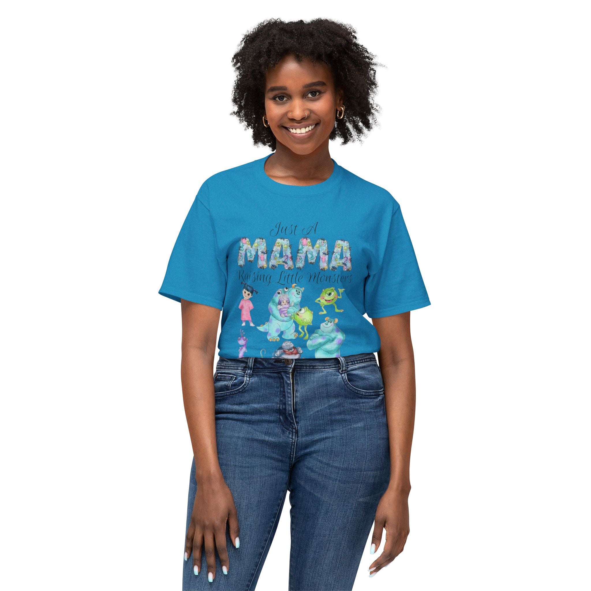 Just A Mama Cotton T-shirt, Family Gift, Mom Humor Tee, Cute Mom Shirt, Mother's Day Gift, Casual Wear