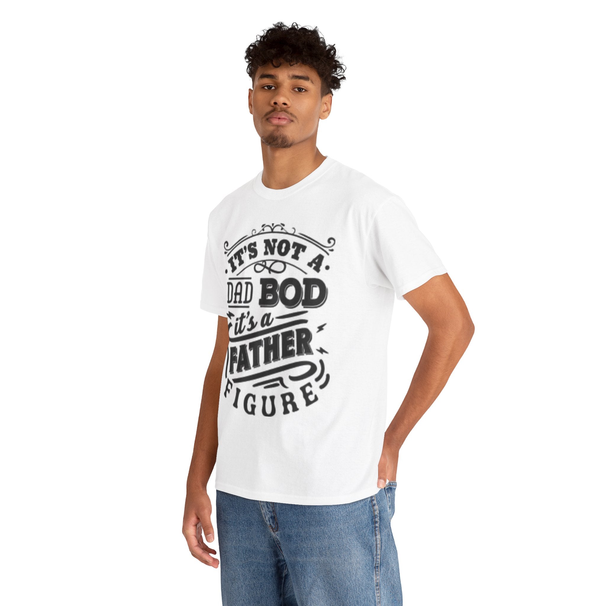 Father Figure T-Shirt | Perfect Gift for Dads, Father's Day Tee, Unisex Cotton Shirt, Dad Bod Humor, Family Celebration Apparel