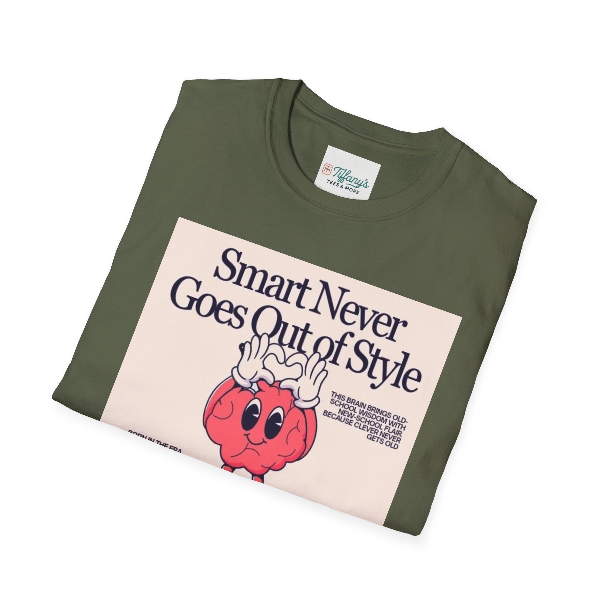 Smart Never Goes Out of Style Unisex T-Shirt, Cool Graphic Tee, Motivational Quote Apparel, Gift for Students, Trendy Casual Wear