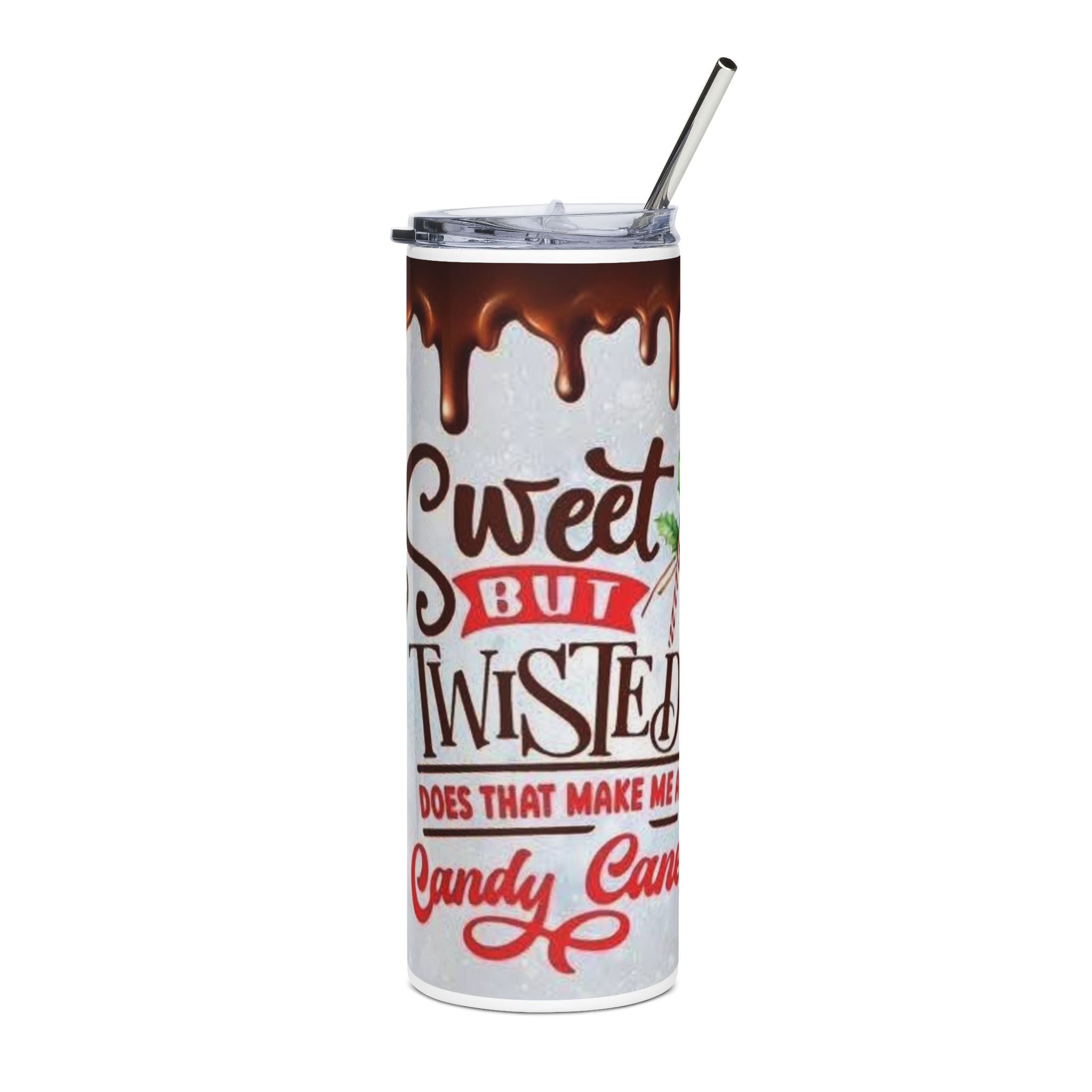 Sweet Twisted Holiday Tumbler - 20oz Stainless Steel