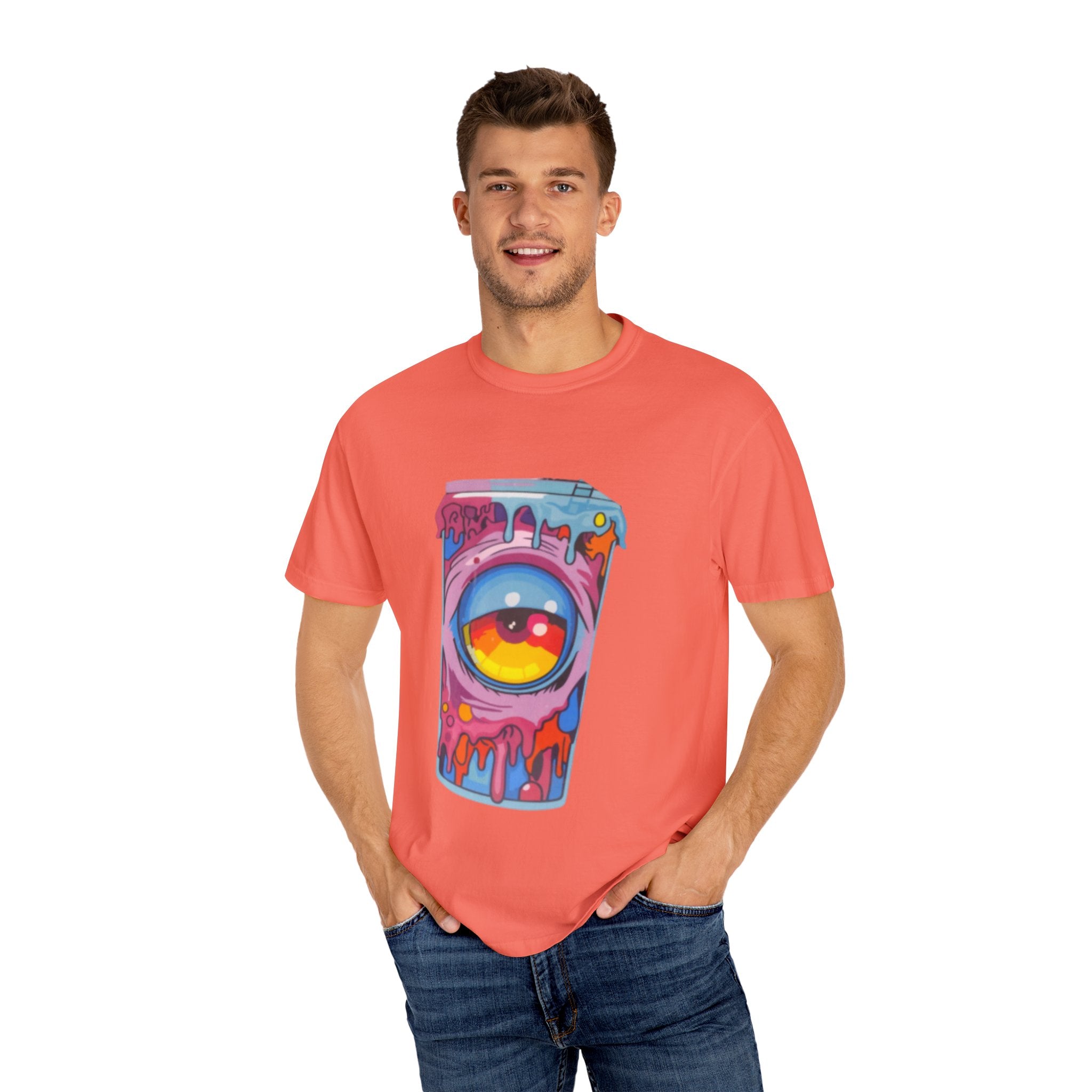 Colorful Eye-Catching T-Shirt, Cool Graphic Tee, Unisex Streetwear, Unique Gift for Art Lovers, Summer Fashion Must-Have
