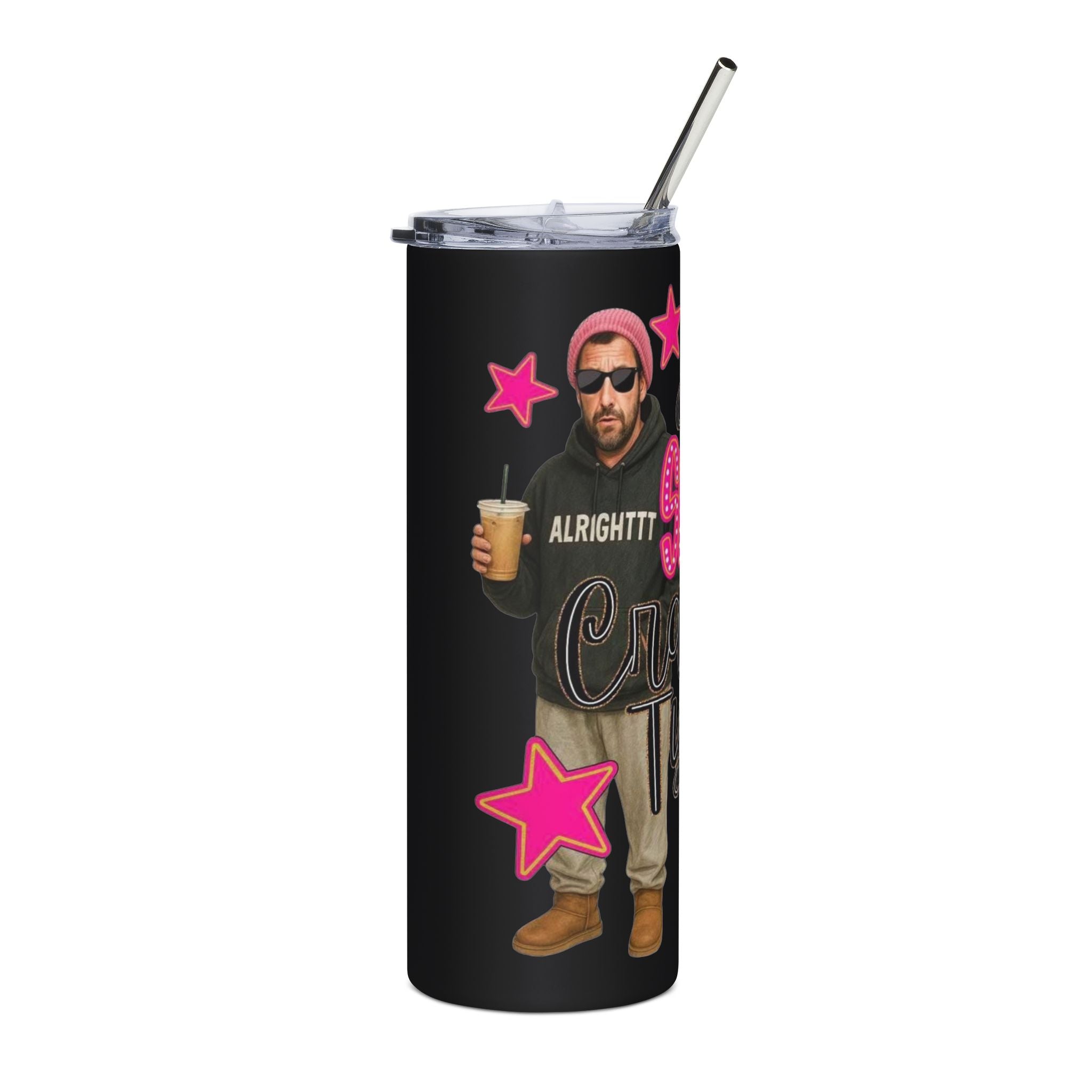 Just a Sandler Type of Mom Stainless Steel Tumbler, 20oz | Funny Gift for Moms | Summer Vibes | Personalized Drinkware