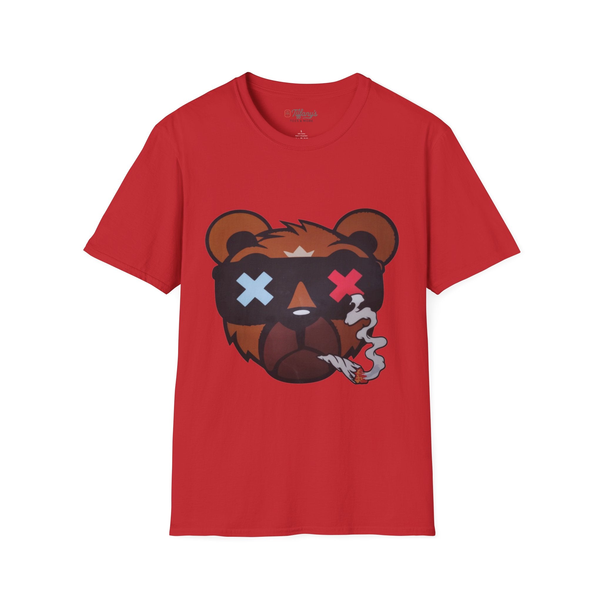 Bear Graphic Tee, Cool Bear T-Shirt, Unisex Vintage Tee, Casual Wear, Cute Animal Shirt, Gift for Teen