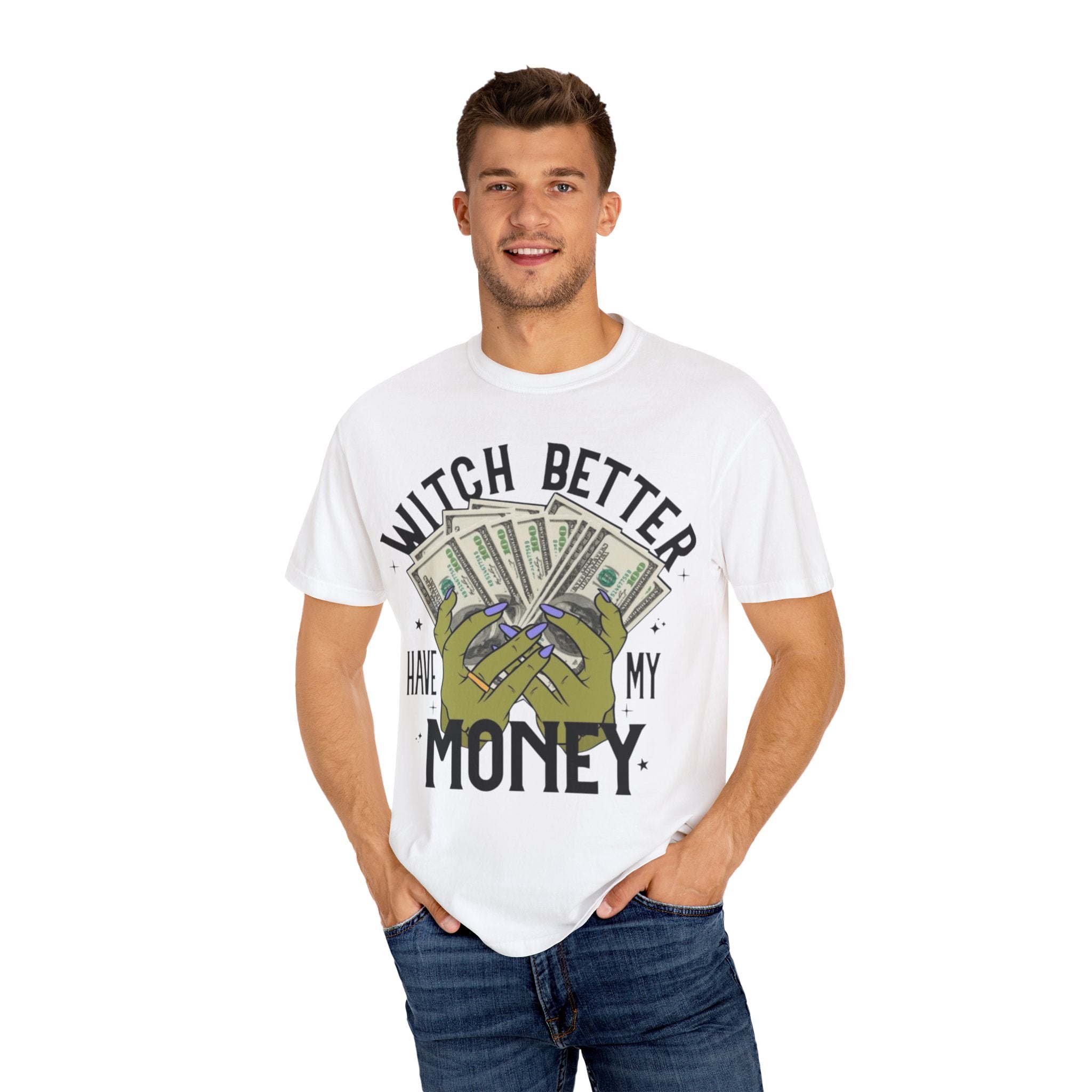 Witch Better Have My Money T-Shirt, Fun Graphic Tee for Halloween, Gift for Witch Lovers, Cute Apparel for Parties, Trendy Unisex Wear