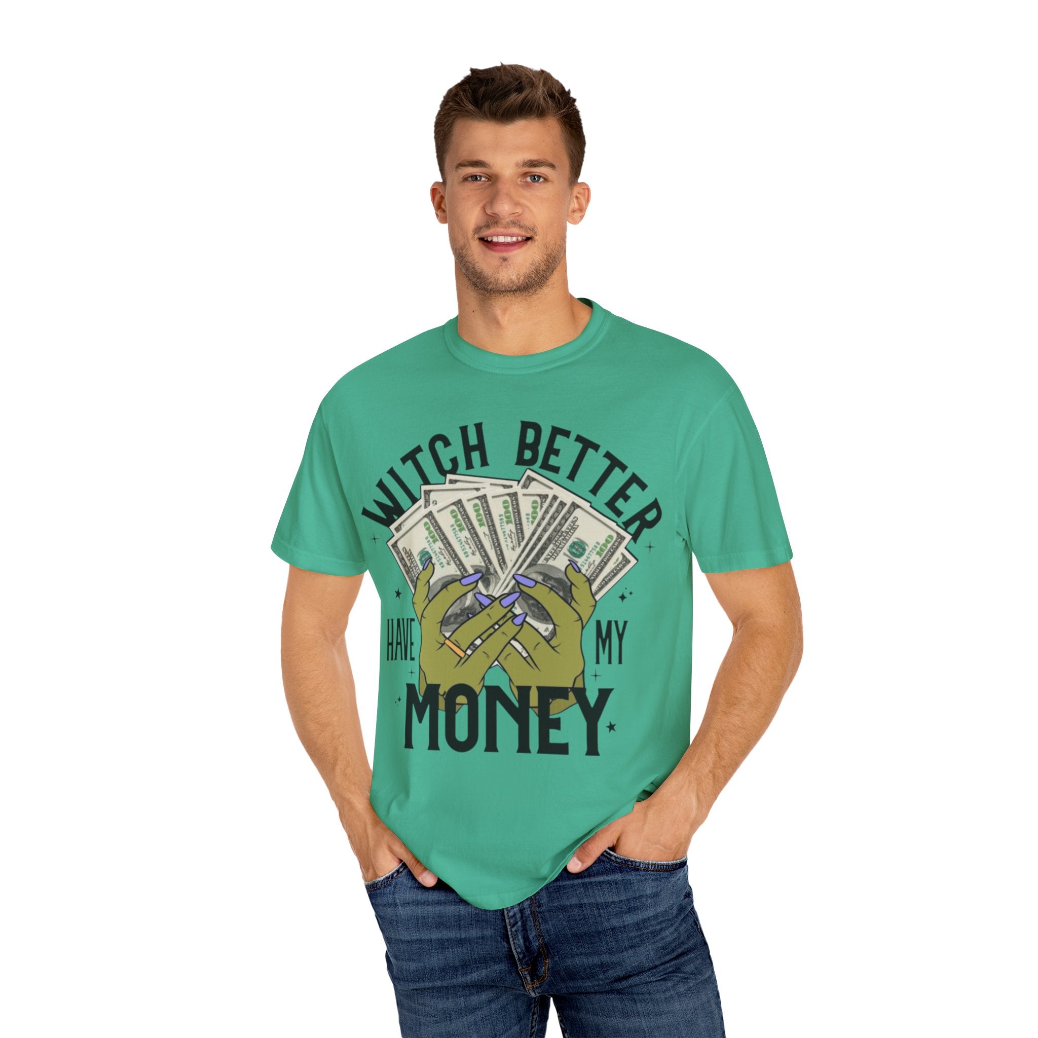 Witch Better Have My Money T-Shirt, Fun Graphic Tee for Halloween, Gift for Witch Lovers, Cute Apparel for Parties, Trendy Unisex Wear