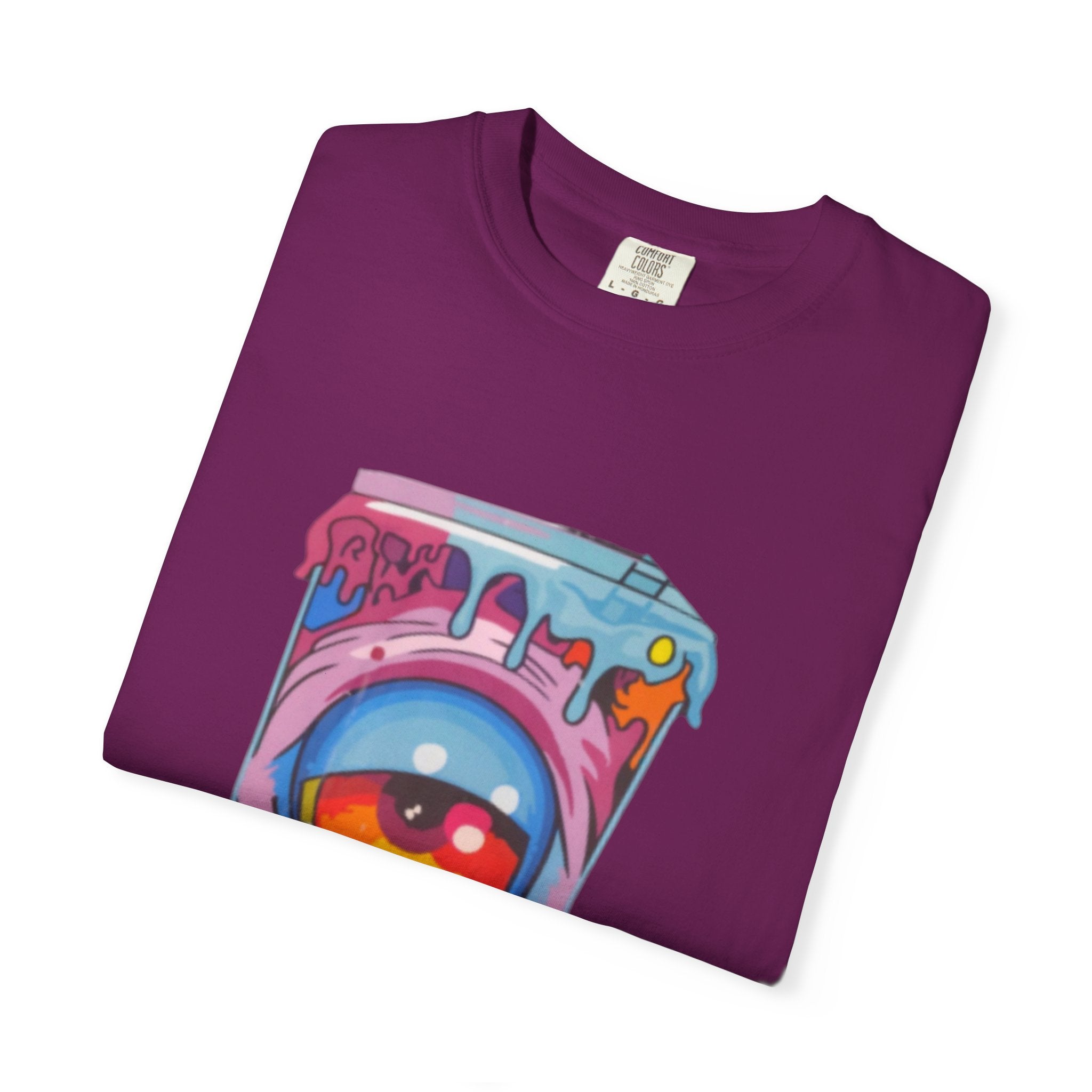 Colorful Eye-Catching T-Shirt, Cool Graphic Tee, Unisex Streetwear, Unique Gift for Art Lovers, Summer Fashion Must-Have