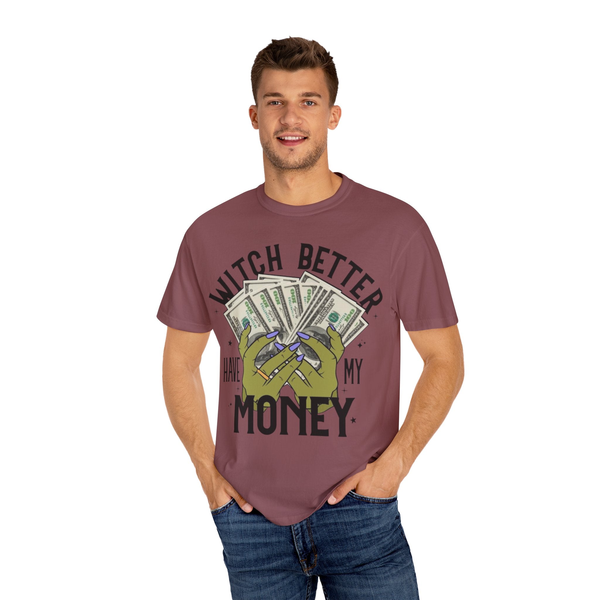 Witch Better Have My Money T-Shirt, Fun Graphic Tee for Halloween, Gift for Witch Lovers, Cute Apparel for Parties, Trendy Unisex Wear