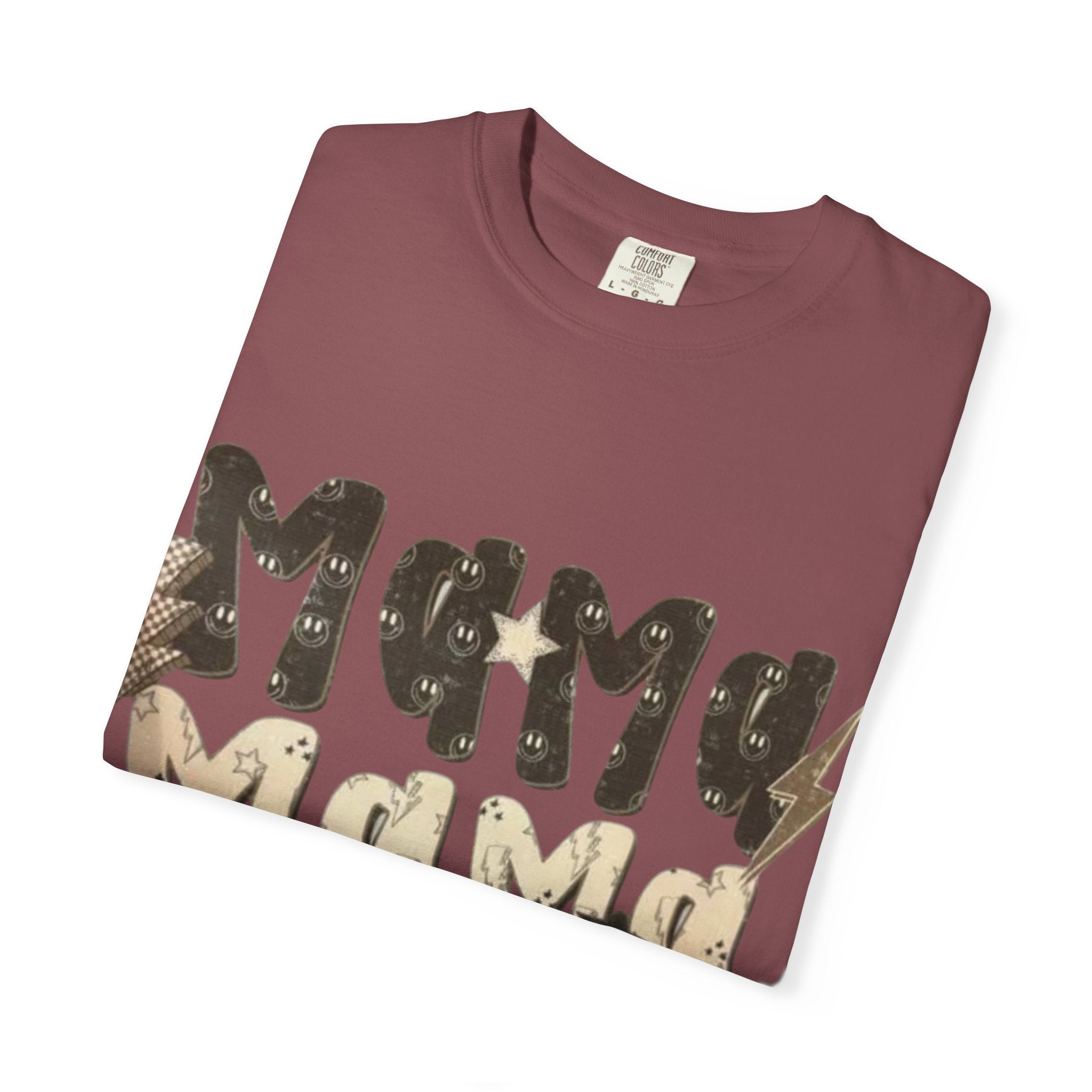 Mama Vibes Garment-Dyed T-shirt | Unisex Tee for Mother's Day, Birthday Gift, Casual Wear, Family Outings, Unique Style