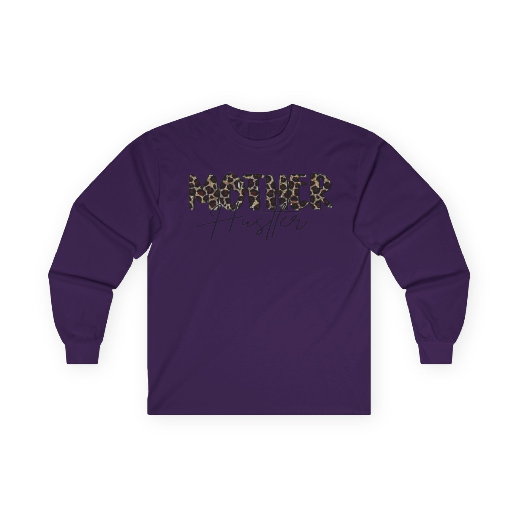 Mother Hustler Long Sleeve Tee - Unisex Cotton, Perfect for Moms, Gift for Mother's Day, Casual Wear, Empowering Style