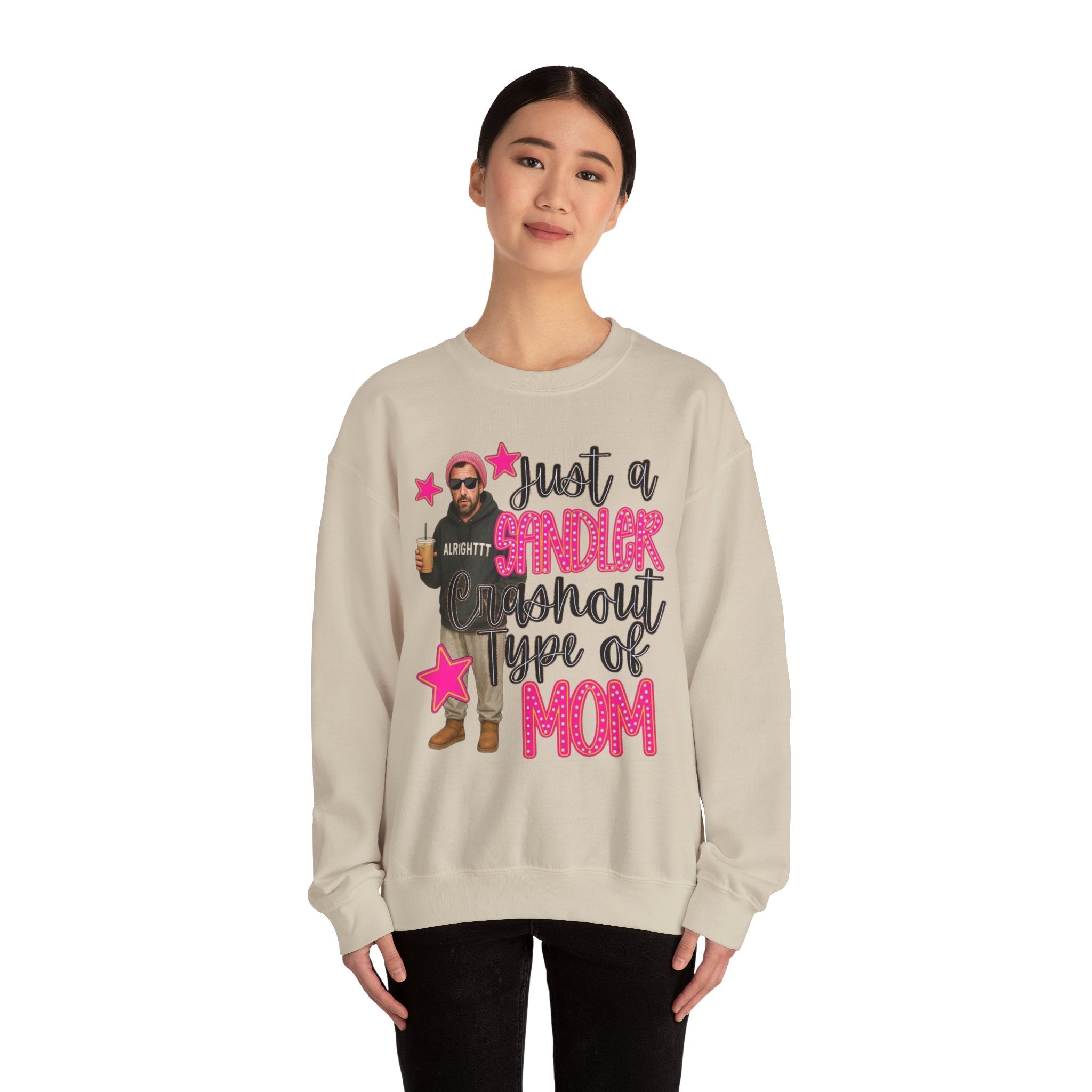 Just a Sandler Type of Mom Sweatshirt, Funny Mom Sweatshirt, Mother's Day Gift, Movie Lover Gift, Comfy Crewneck Sweater