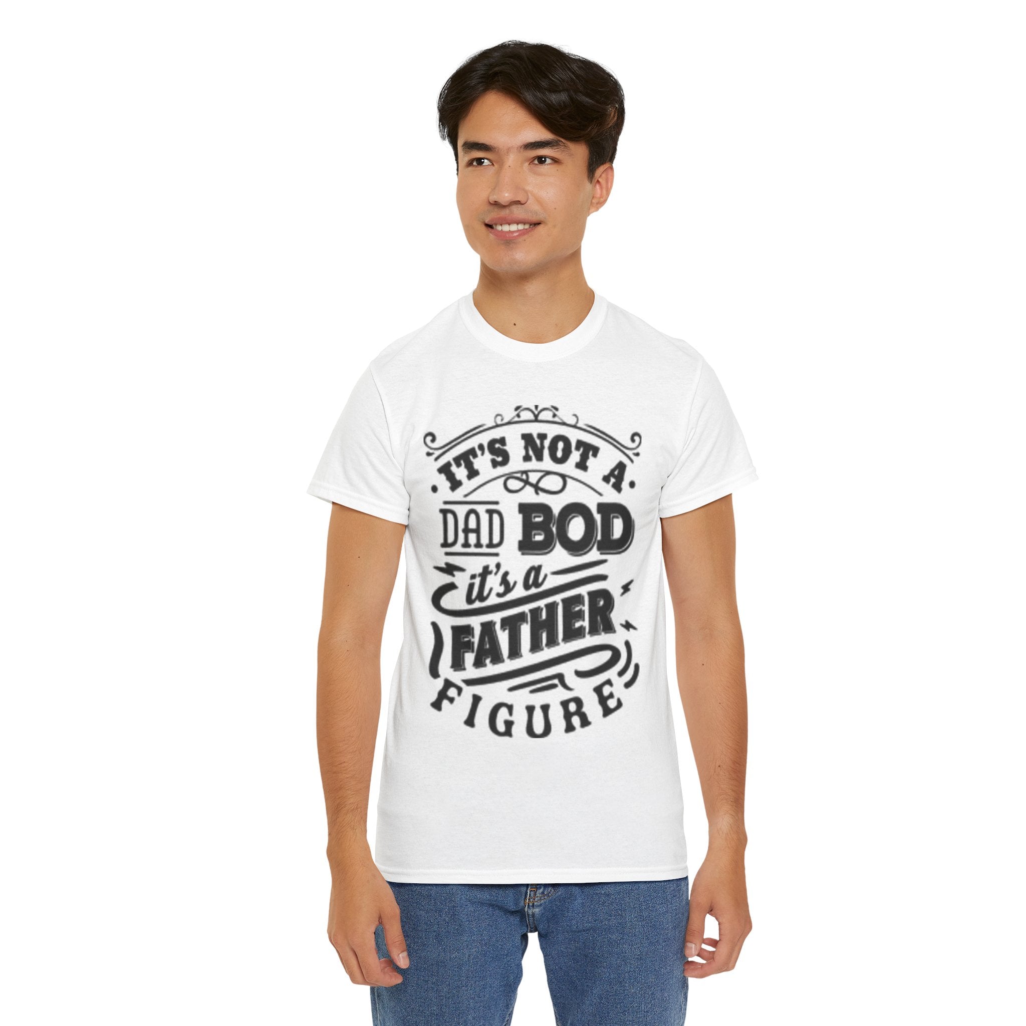 Father Figure T-Shirt | Perfect Gift for Dads, Father's Day Tee, Unisex Cotton Shirt, Dad Bod Humor, Family Celebration Apparel