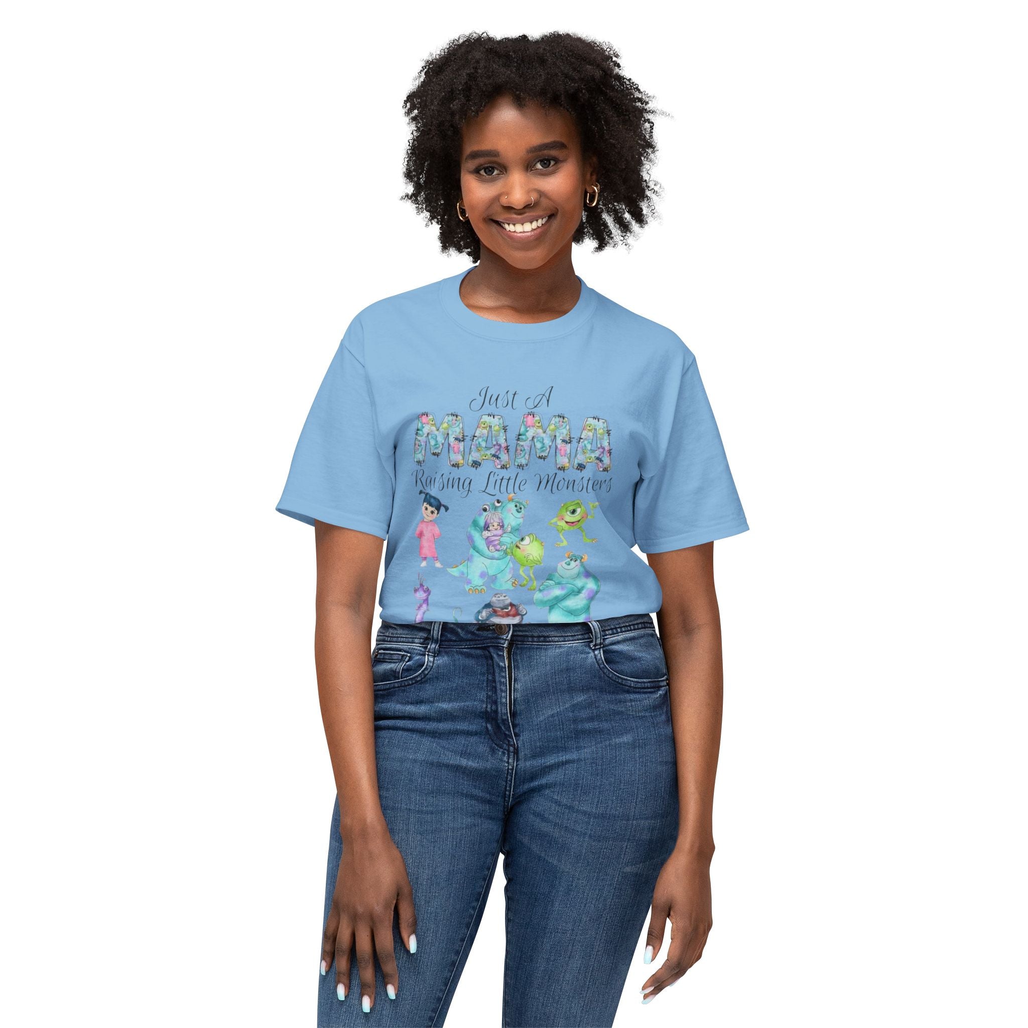 Just A Mama Cotton T-shirt, Family Gift, Mom Humor Tee, Cute Mom Shirt, Mother's Day Gift, Casual Wear