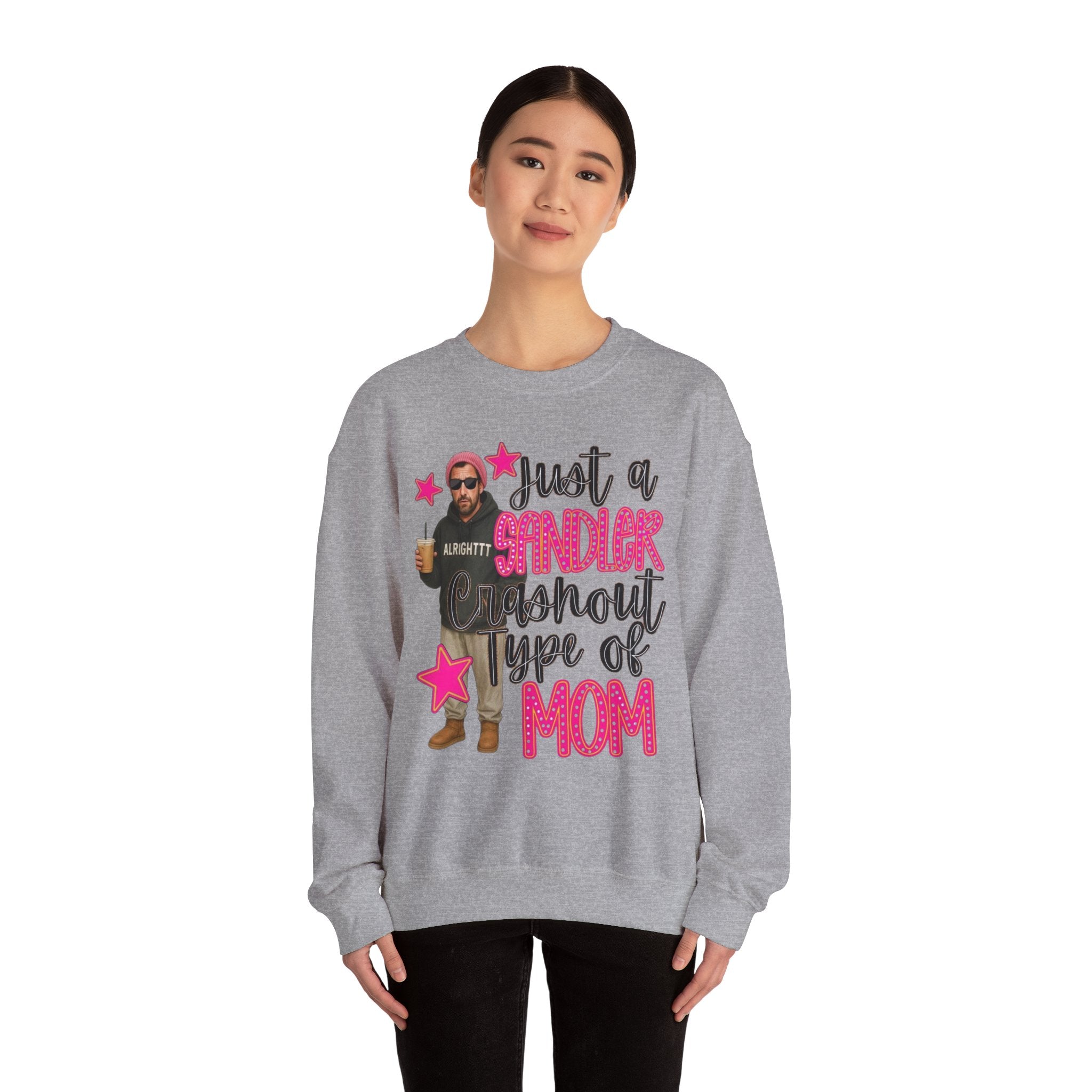 Just a Sandler Type of Mom Sweatshirt, Funny Mom Sweatshirt, Mother's Day Gift, Movie Lover Gift, Comfy Crewneck Sweater