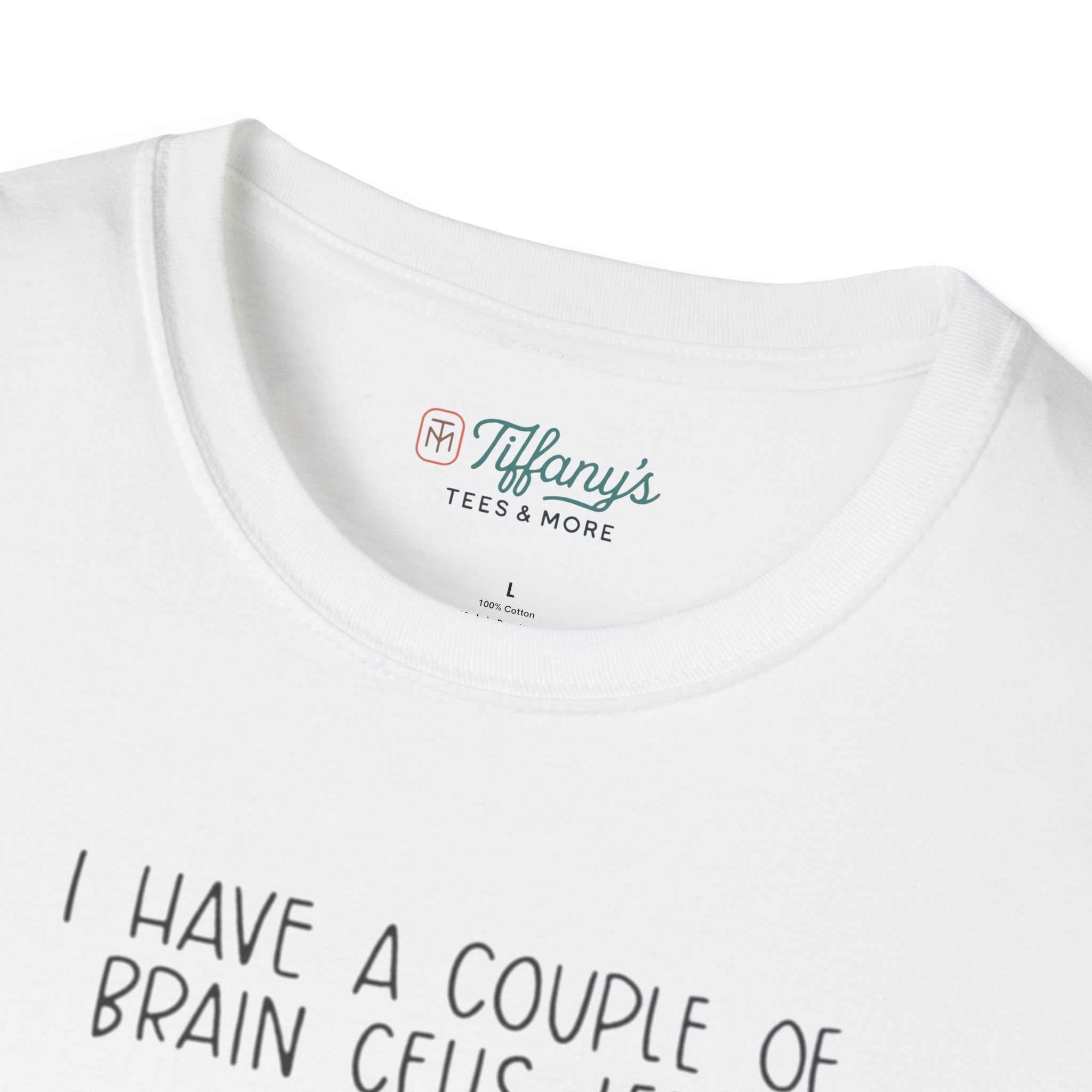 SpongeBob, Dory, anxiety. Brain Cells Left Unisex T-Shirt, Funny Graphic Tee, Casual Wear, Gift for Friends, Birthday Apparel