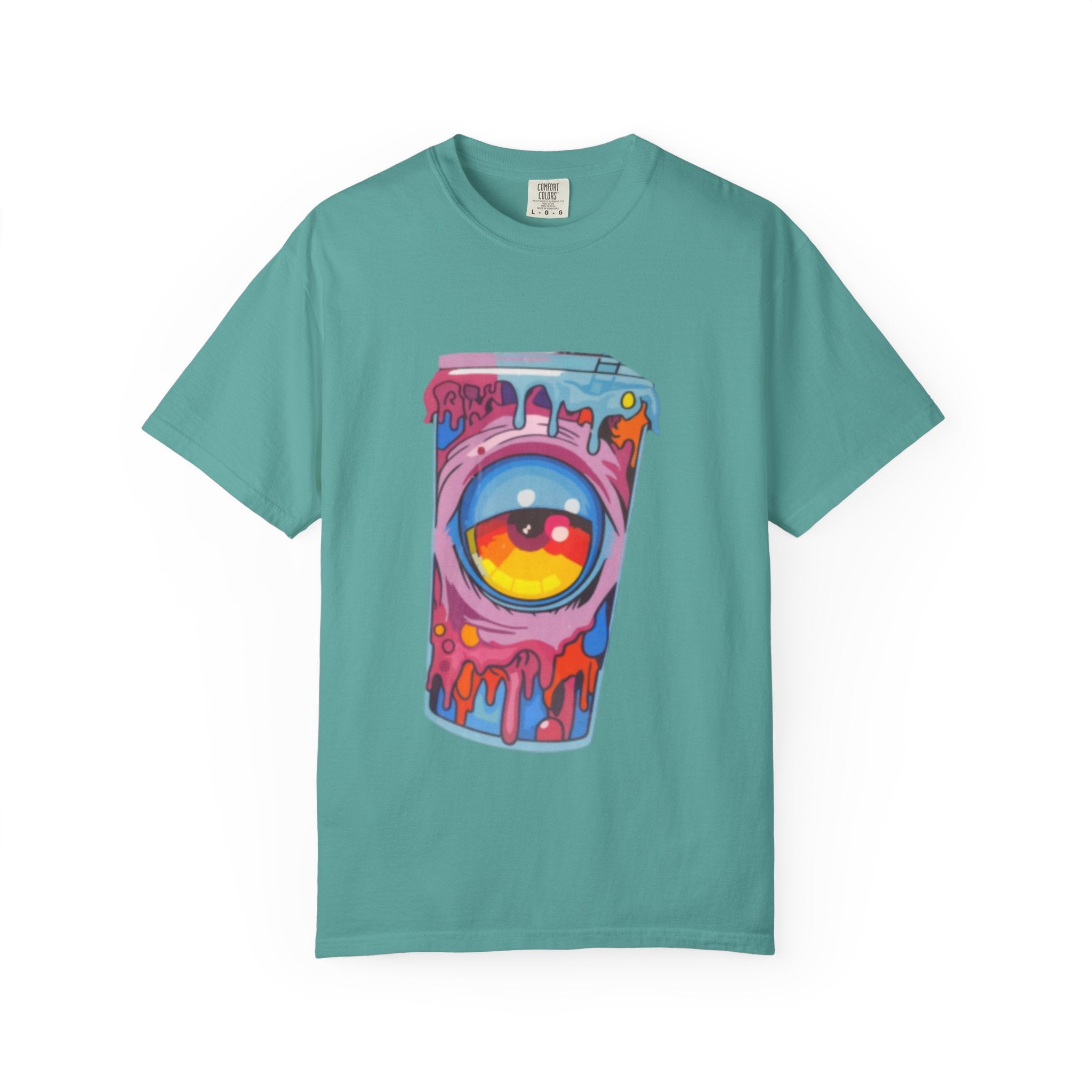 Colorful Eye-Catching T-Shirt, Cool Graphic Tee, Unisex Streetwear, Unique Gift for Art Lovers, Summer Fashion Must-Have