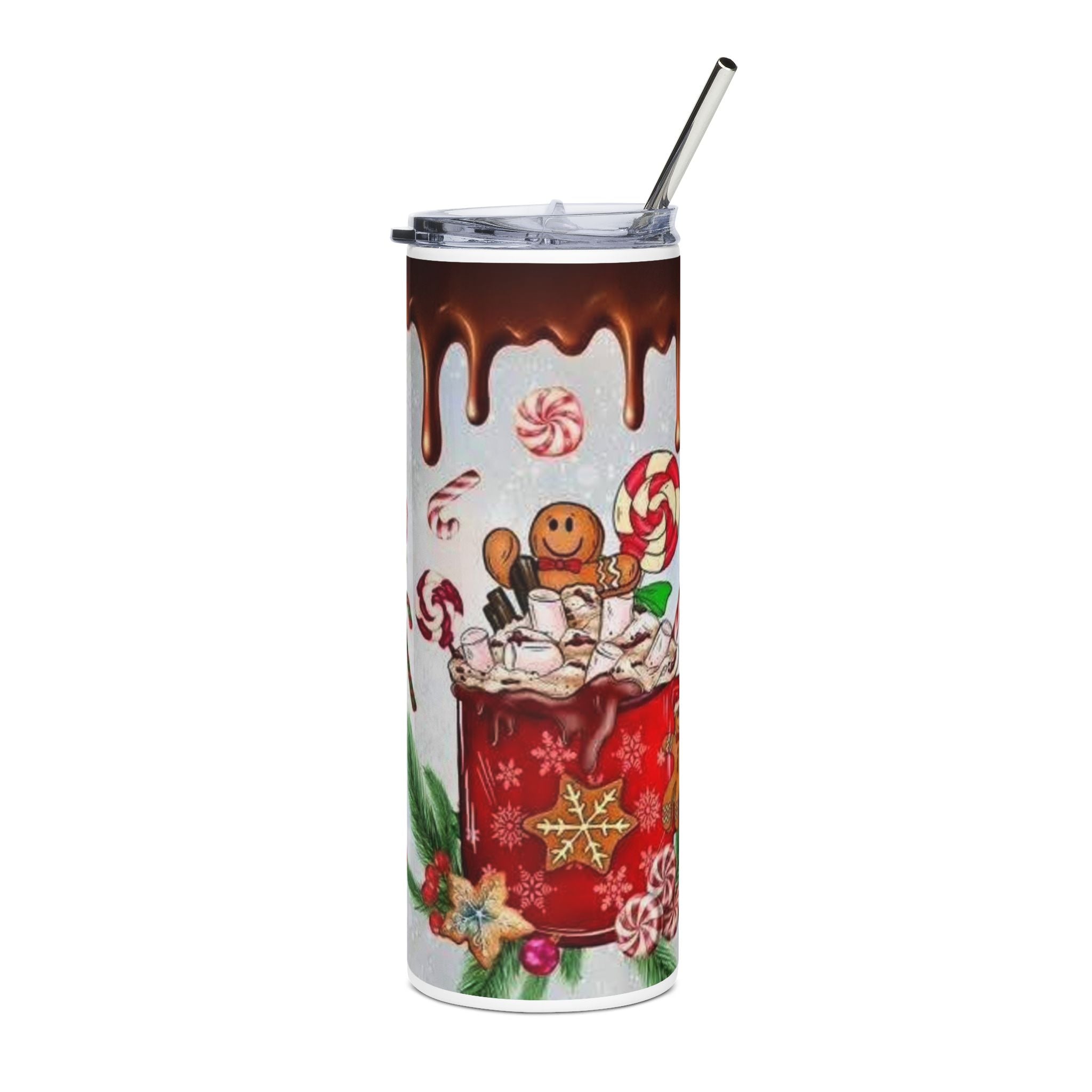 Sweet Twisted Holiday Tumbler - 20oz Stainless Steel