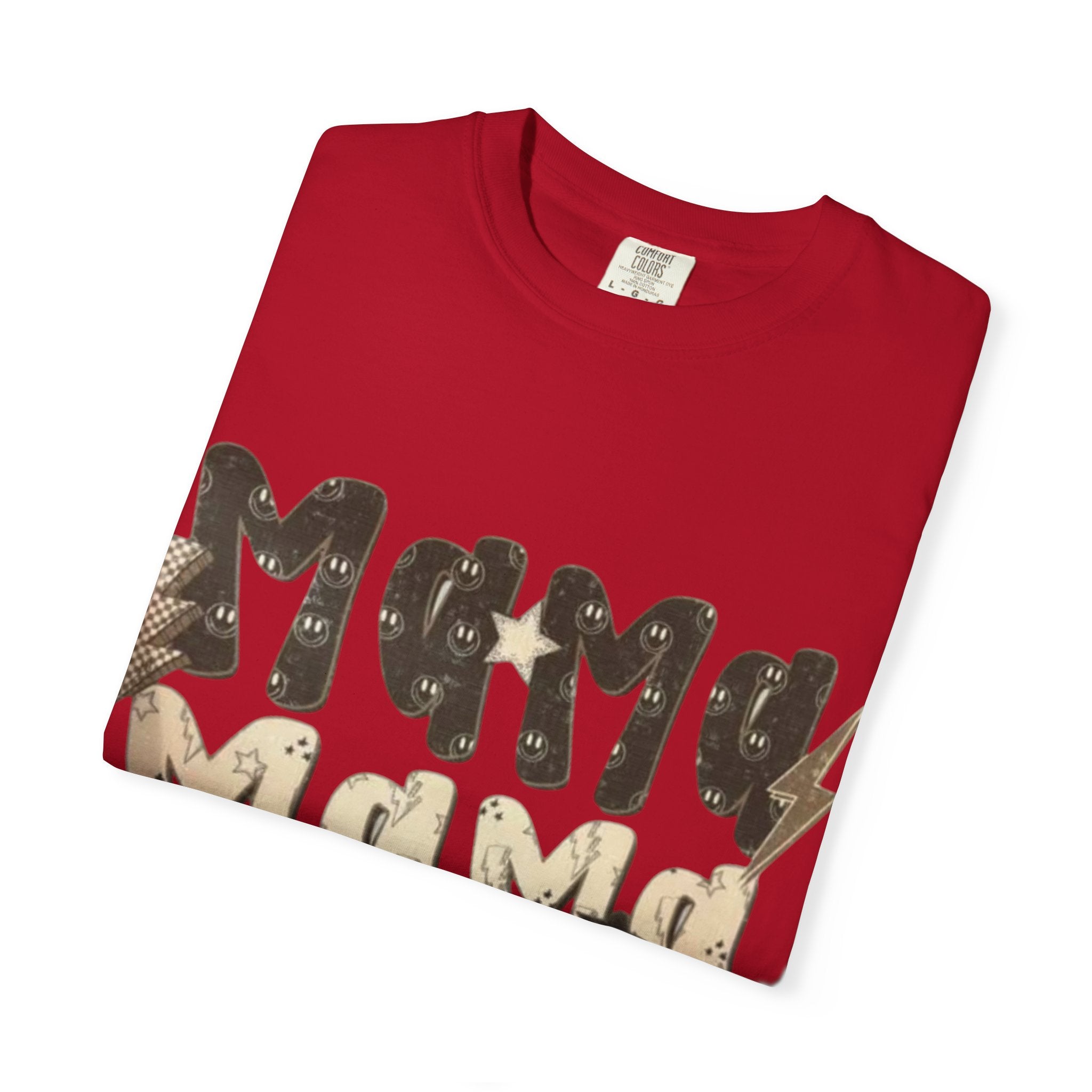 Mama Vibes Garment-Dyed T-shirt | Unisex Tee for Mother's Day, Birthday Gift, Casual Wear, Family Outings, Unique Style
