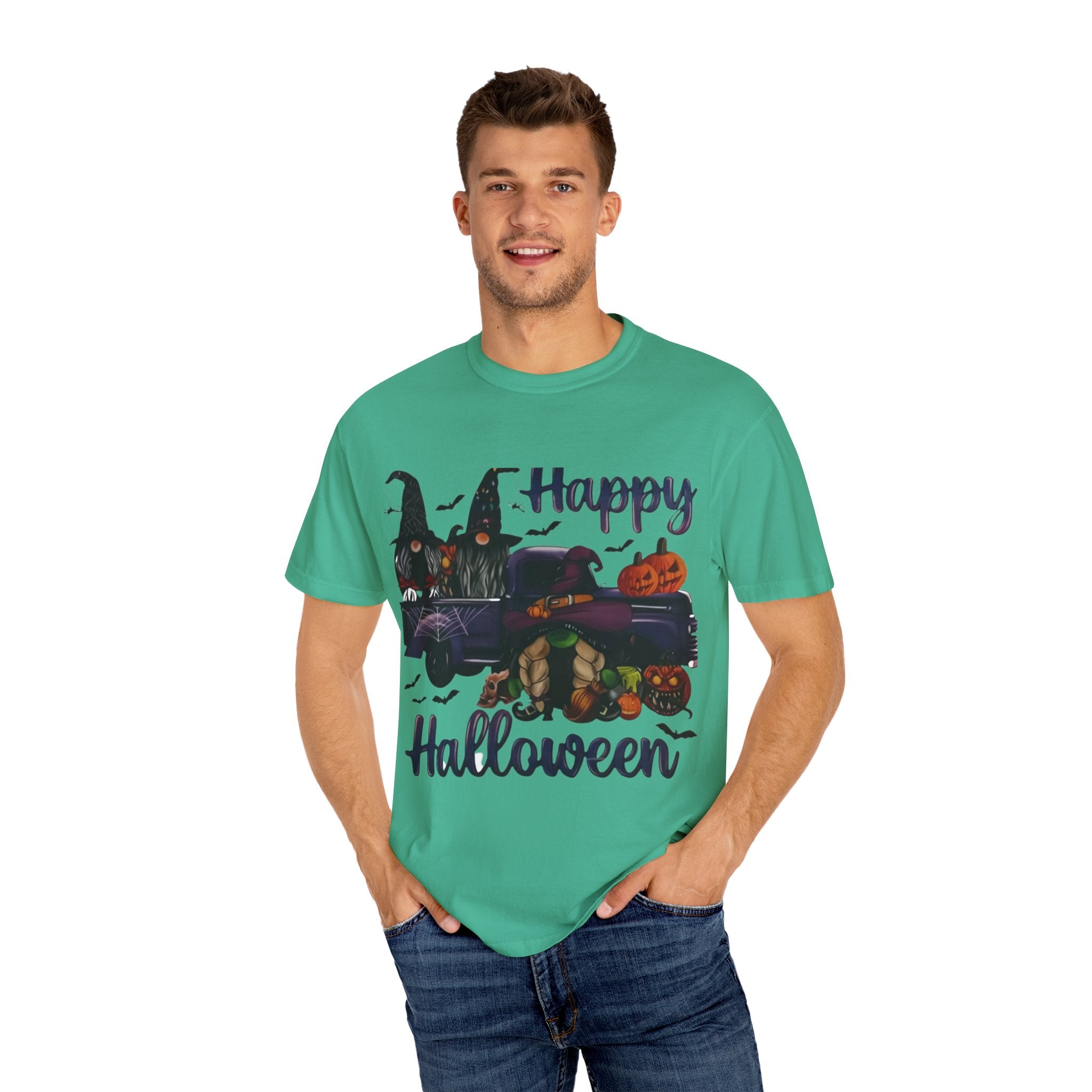Happy Halloween Unisex T-Shirt, Fun Fall Apparel, Halloween Costume Shirt, Spooky Tees, Gift for Halloween Lovers