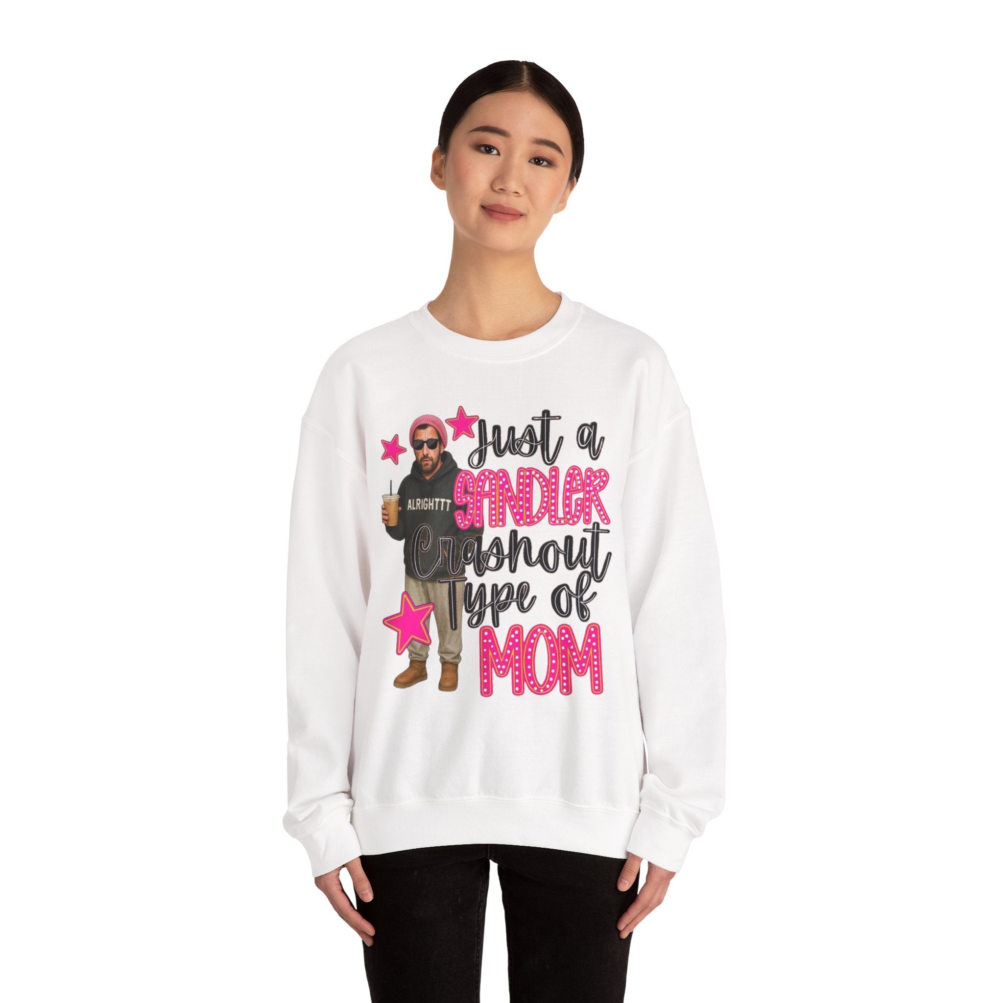 Just a Sandler Type of Mom Sweatshirt, Funny Mom Sweatshirt, Mother's Day Gift, Movie Lover Gift, Comfy Crewneck Sweater