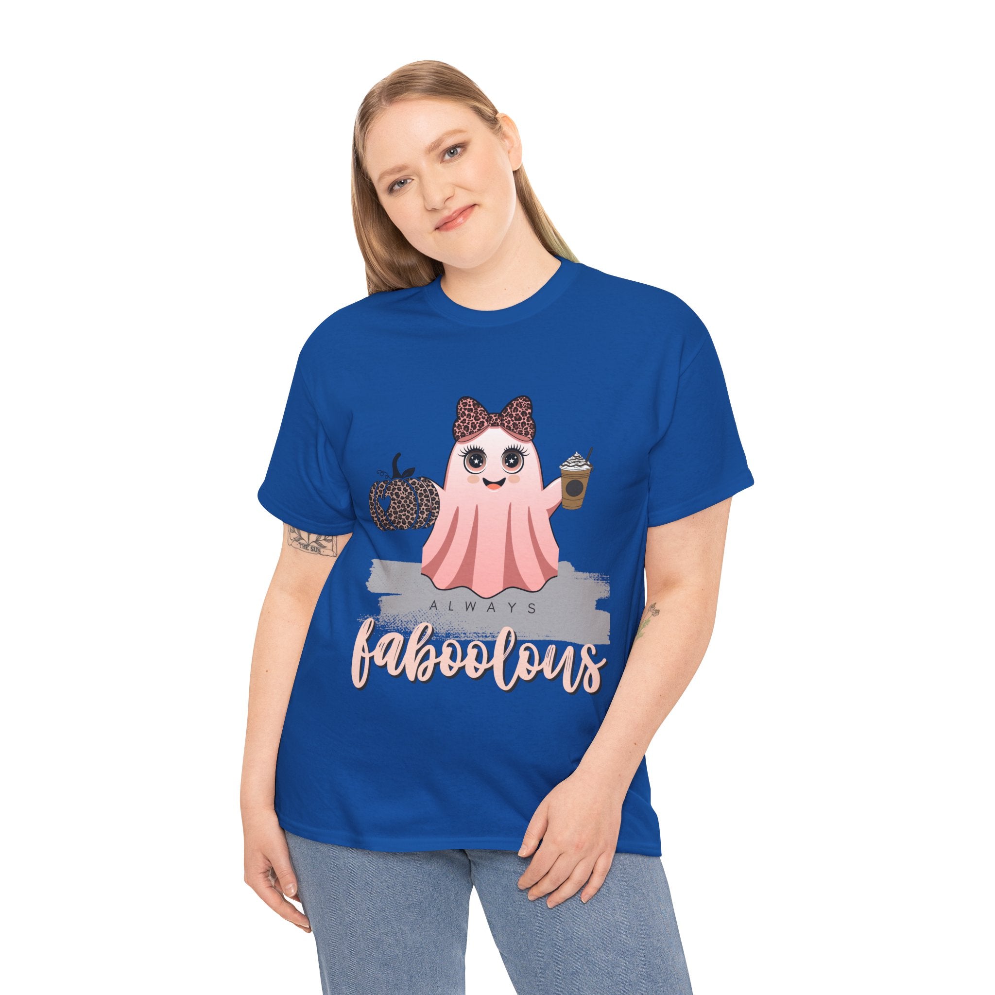 Faboolous Ghost Tee, Halloween Shirt, Unisex Tee, Cute Casual Wear, Fall Fashion, Gift for Her