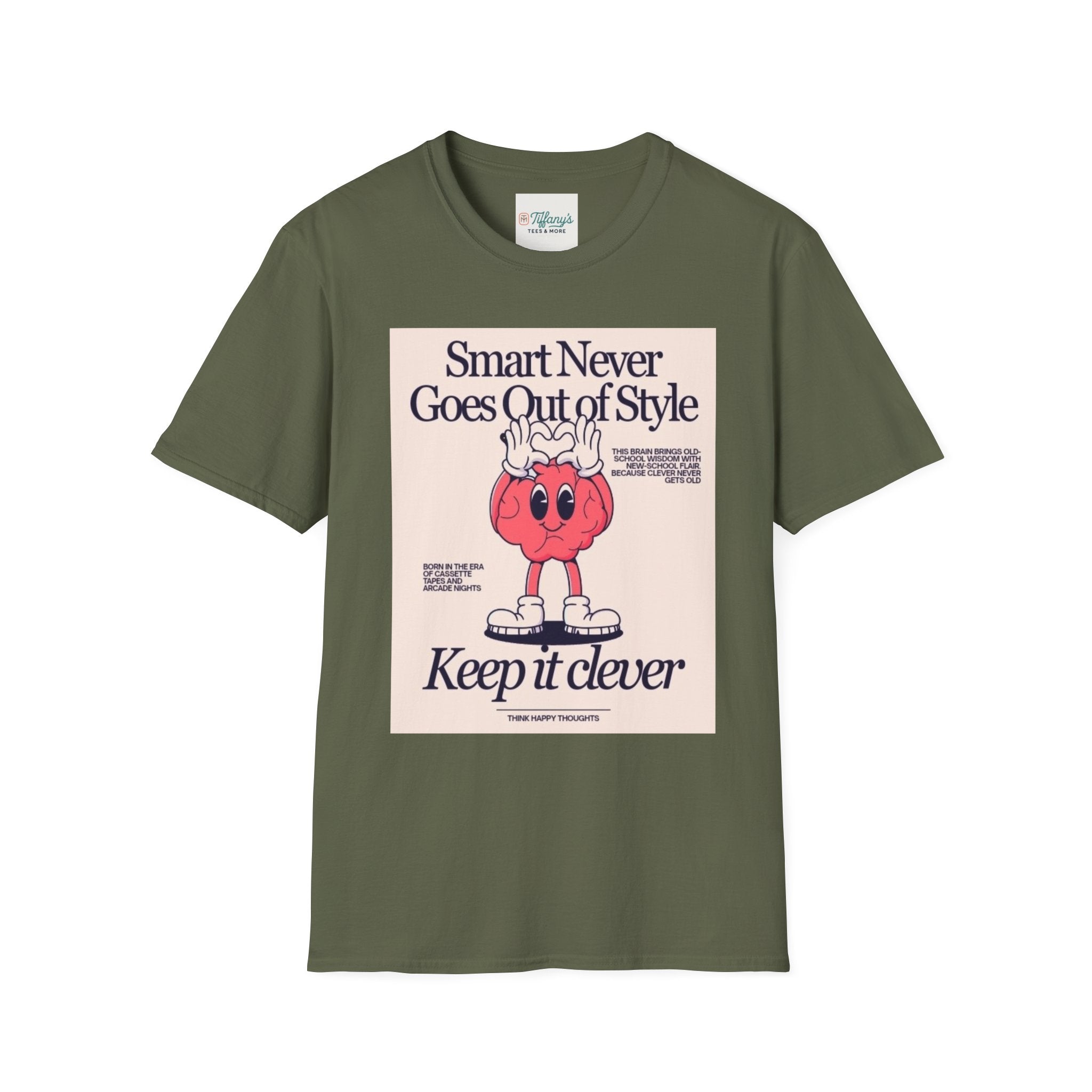 Smart Never Goes Out of Style Unisex T-Shirt, Cool Graphic Tee, Motivational Quote Apparel, Gift for Students, Trendy Casual Wear