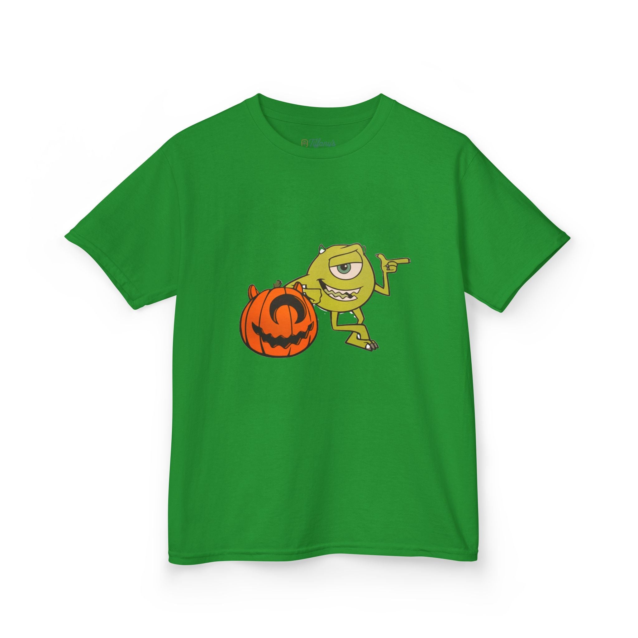Halloween Kids Tee with Fun Pumpkin Design, Spooky Outfit, Trick or Treat Shirt, Kids Halloween Apparel, Cute Halloween Costume