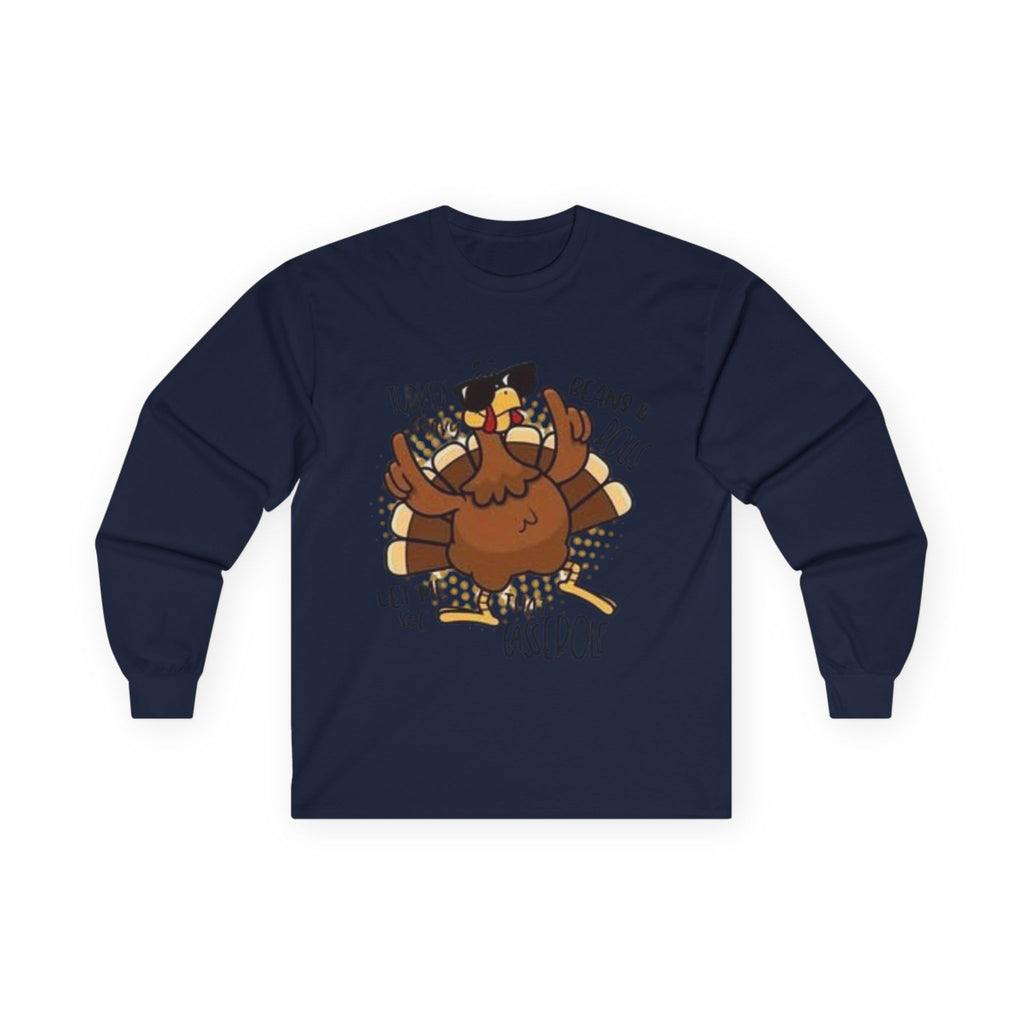 Lemme See That Casserole, Funny Thanksgiving Long Sleeve Tee, Casual Fall Clothing, Gift for Turkey Lovers, Unisex Holiday Apparel, Cute Thanksgiving Shirt, [...]