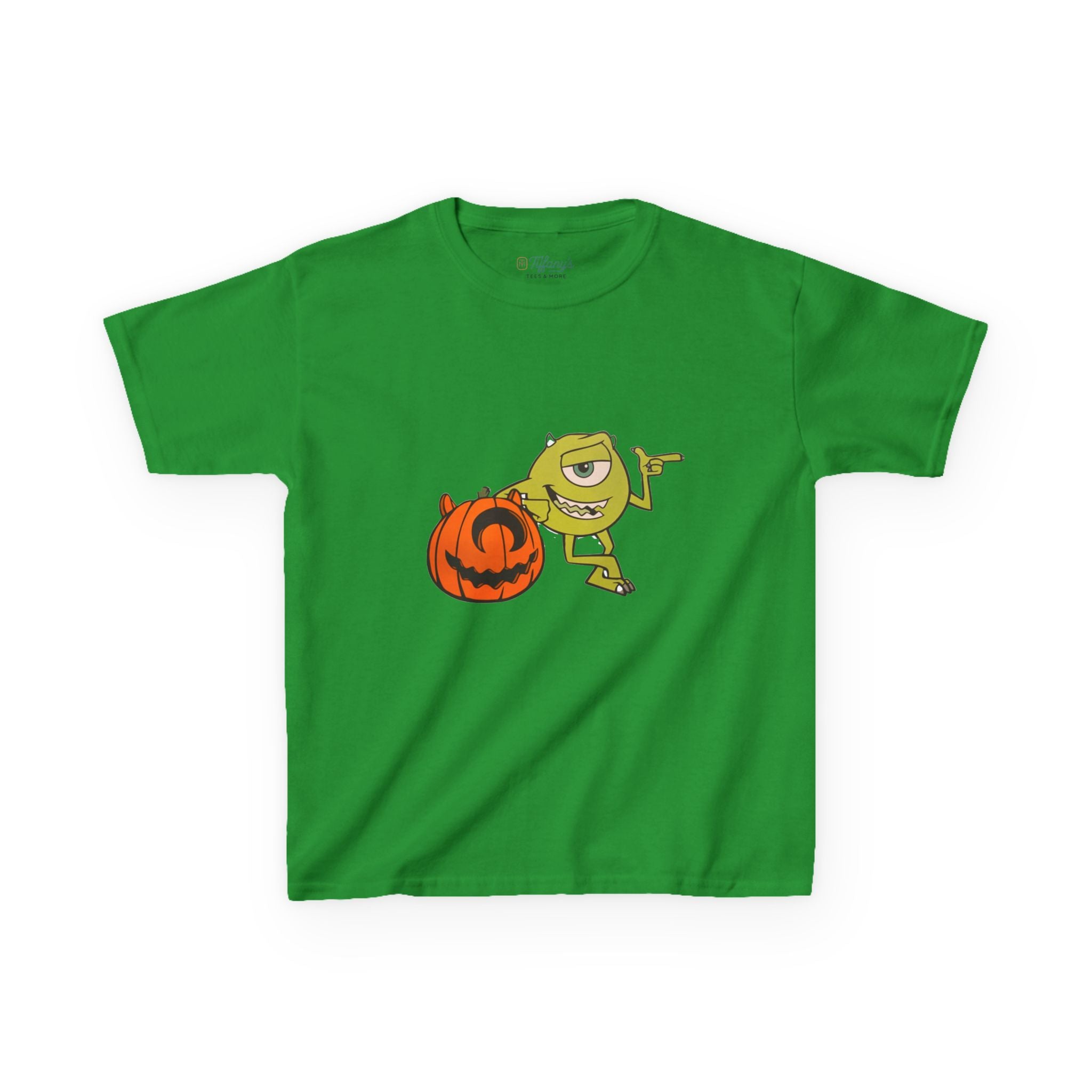 Halloween Kids Tee with Fun Pumpkin Design, Spooky Outfit, Trick or Treat Shirt, Kids Halloween Apparel, Cute Halloween Costume
